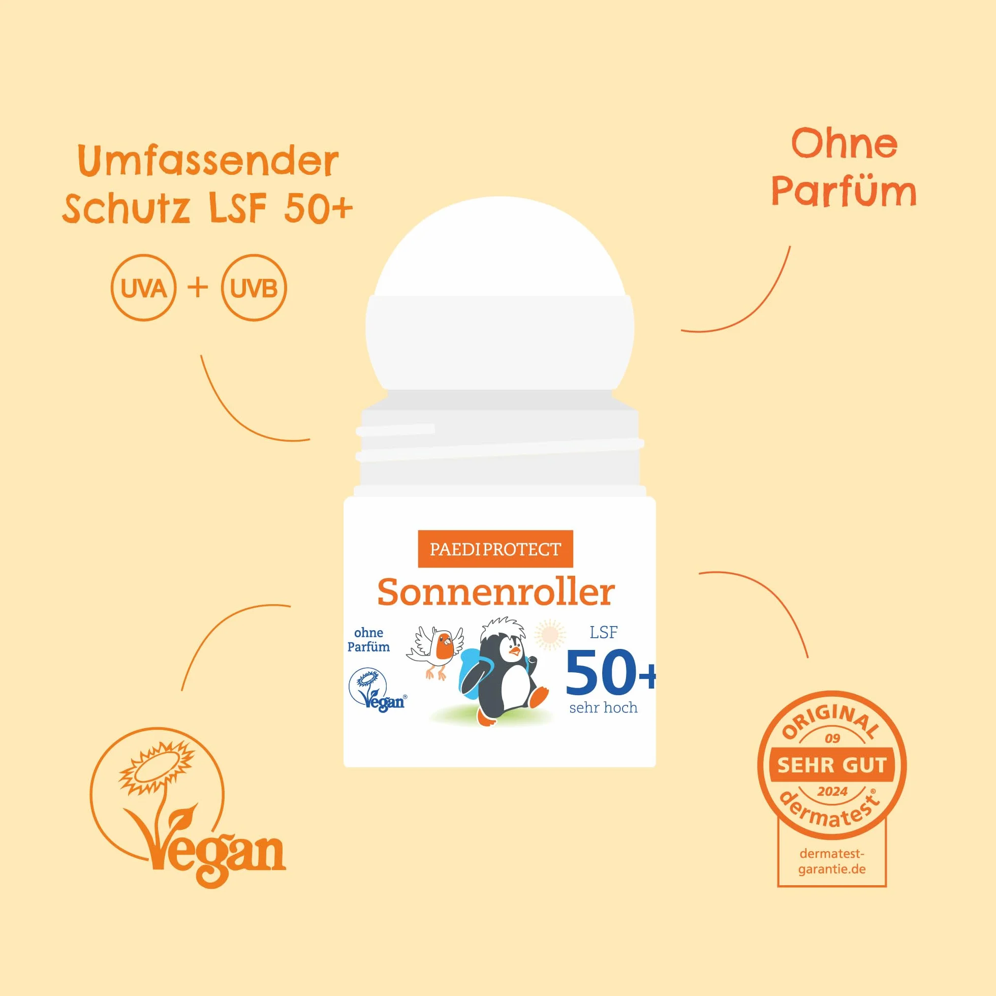 PAEDIPROTECT Hulajnoga przeciwsłoneczna LSF50+, 50 ml