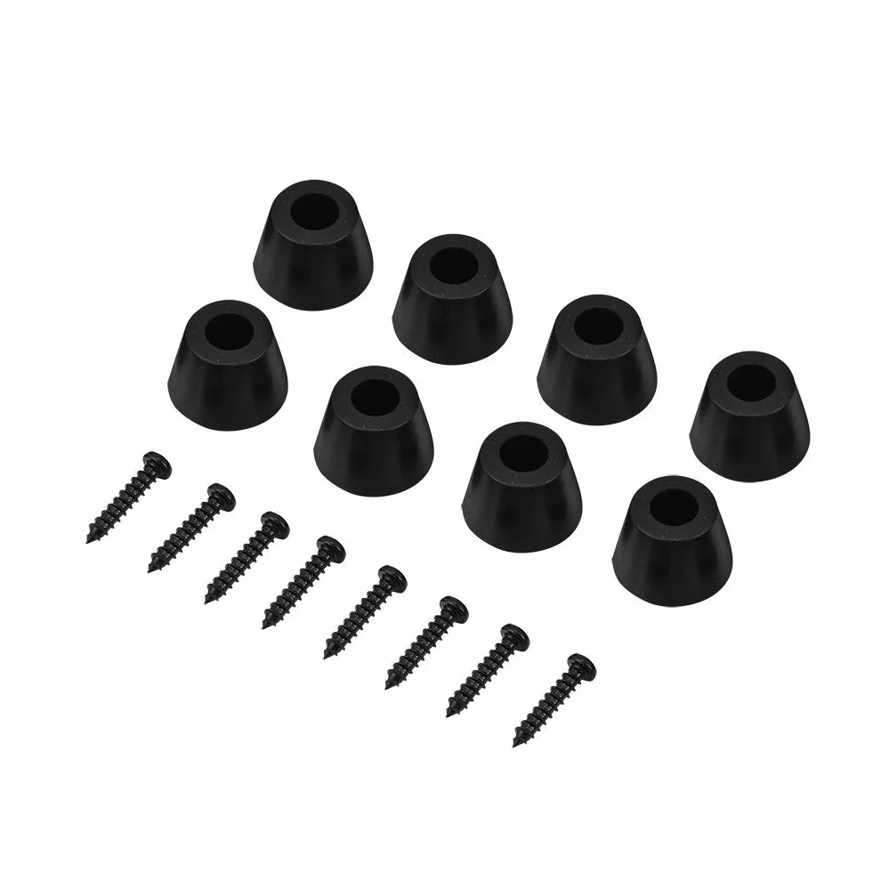 Goshyda 8 szt. 30 x 20 mm gumowe nóżki antywibracyjne podstawa podstawka uchwyt ze śrubami do głośnika, wzmacniacz gitary, subwoofer samochodowy