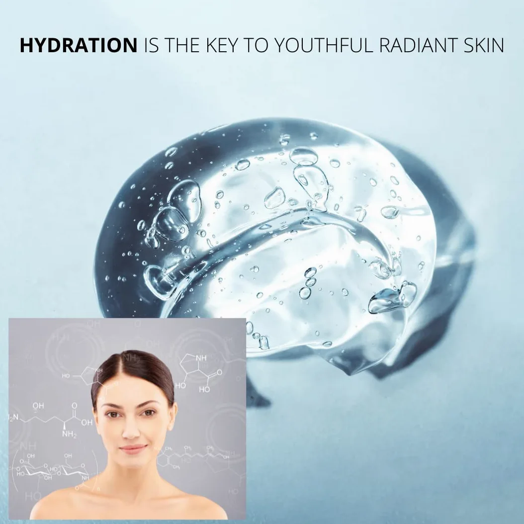 Hyaluronic Acid - Luksusowa formuła wykonana z naturalnych składników organicznych. Anty Aging Serum Boosts Hydration dla Ciepłej Dostarczanej Skóry All Day