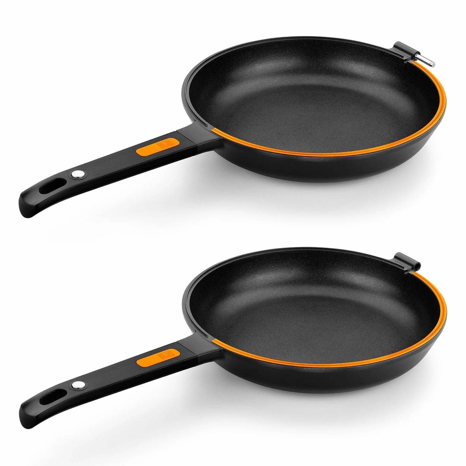 BRA Efficient Duo Podwójna patelnia 20 cm odlewane aluminium nieprzywierająca bez PFOA do wszystkich kuchenek w tym indukcyjnych