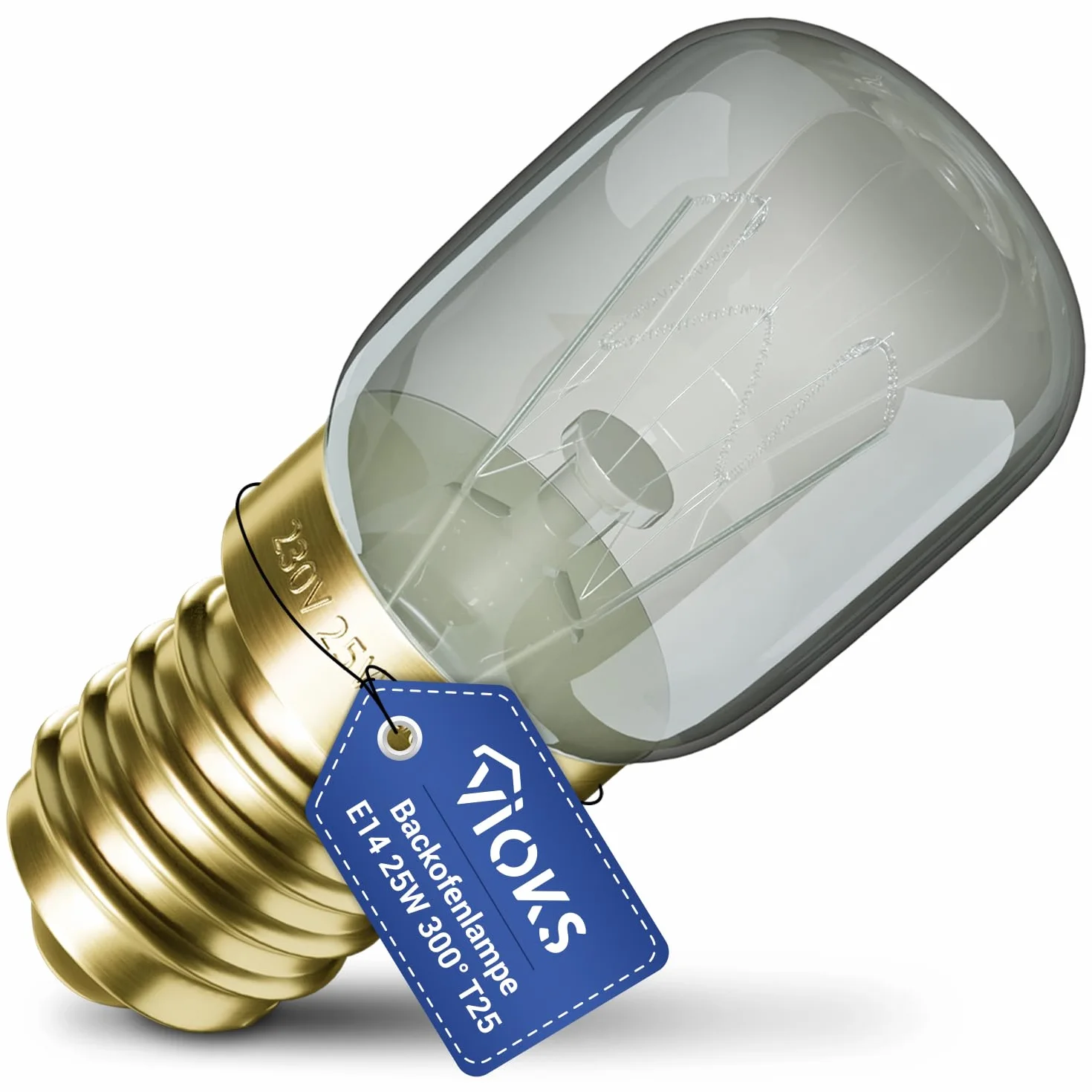 VIOKS Lampa do piekarnika E14 25W 230V 300°C 25mm Ø57mm do AEG Bauknecht ZANUSSI