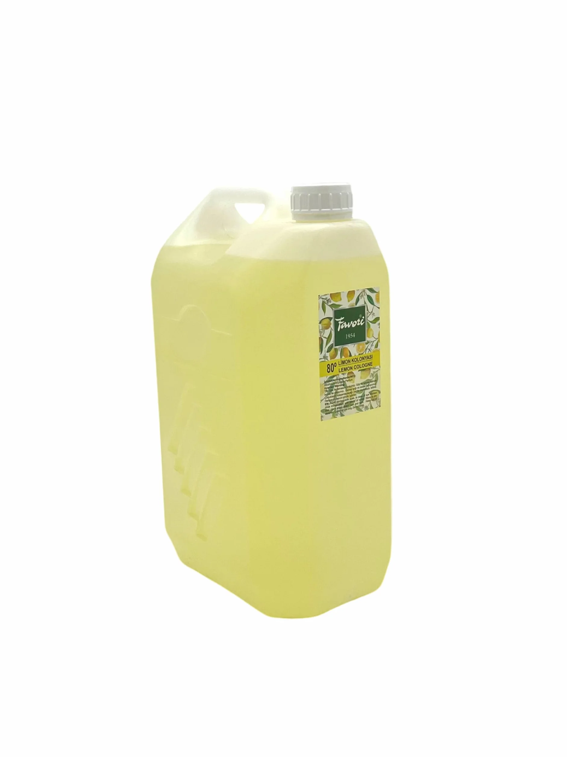 UZMAN Favori Kolonya 80° Limon Cologne since 1954, 5 l cytrynowa woda zapachowa woda kolońska unisex perfumy limonkoloniasi woda po goleniu