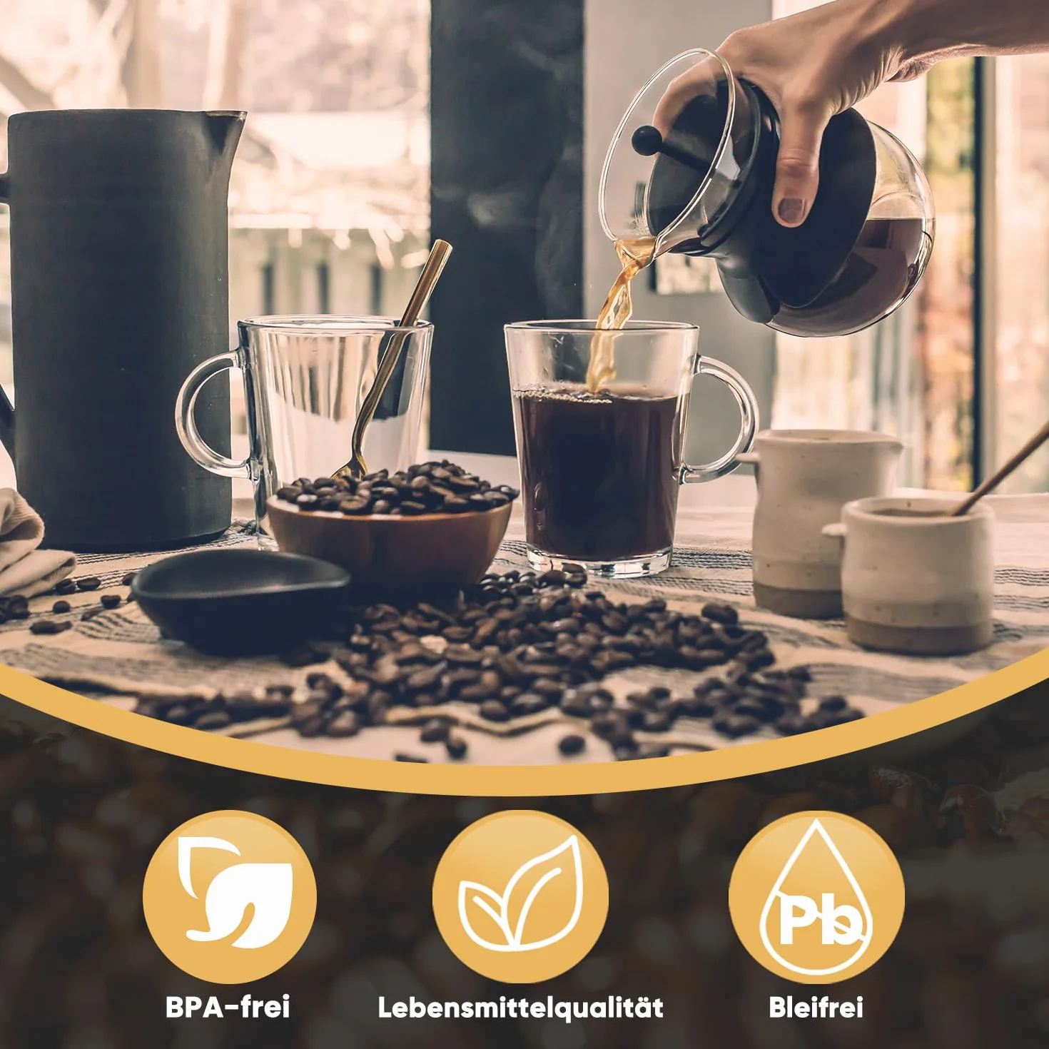 EVERSPRING Filtr Wody do Ekspresu do Kawy: Kompatybilny z Sage Barista SES008, SES810, SES880, SES920, SES980, SES990 ekspresem do kawy, certyfikat NSF, 6 Sztuki.