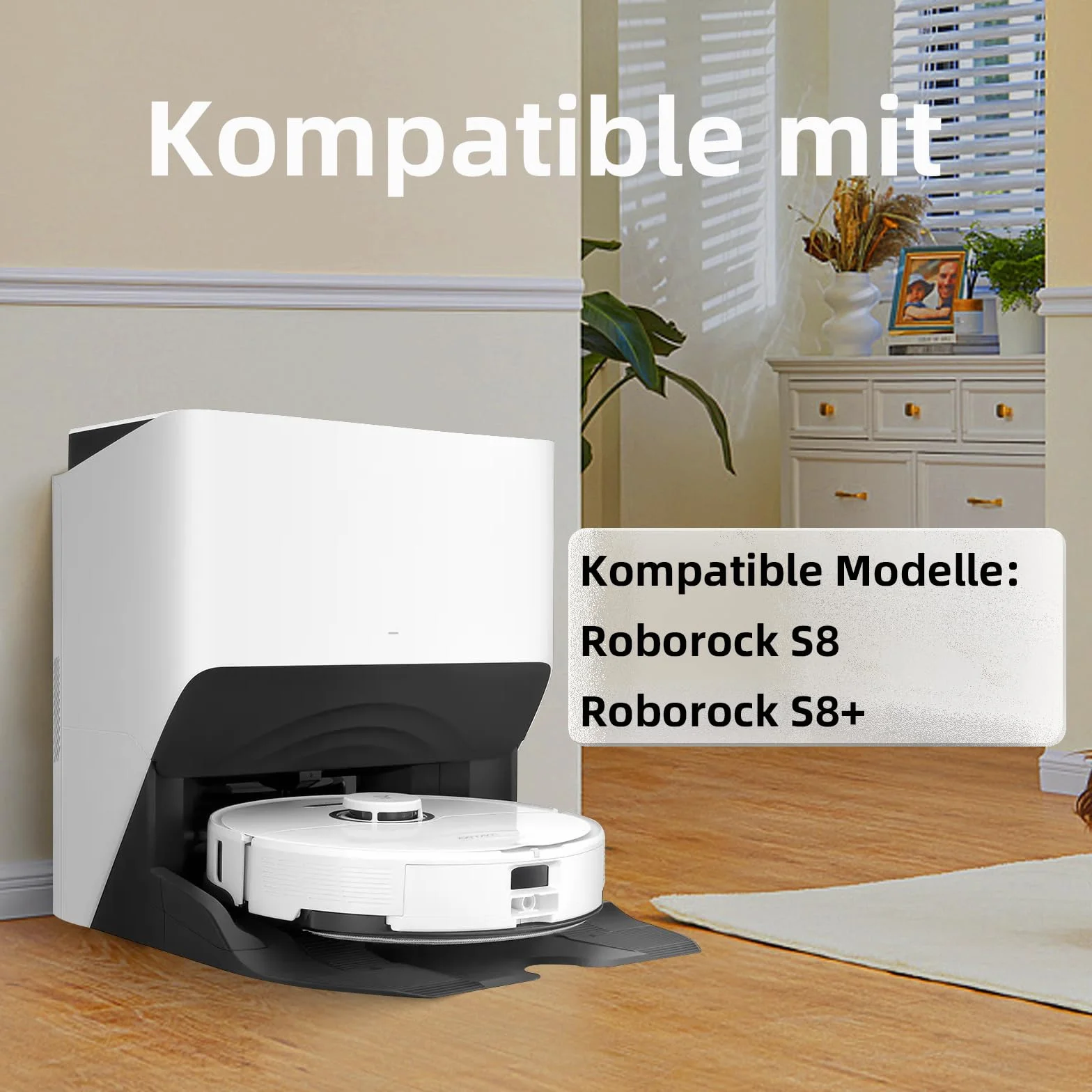 Roborock S8/S8+ akcesoria 17 sztuk szczotki główne ściereczki filtry szczotki boczne