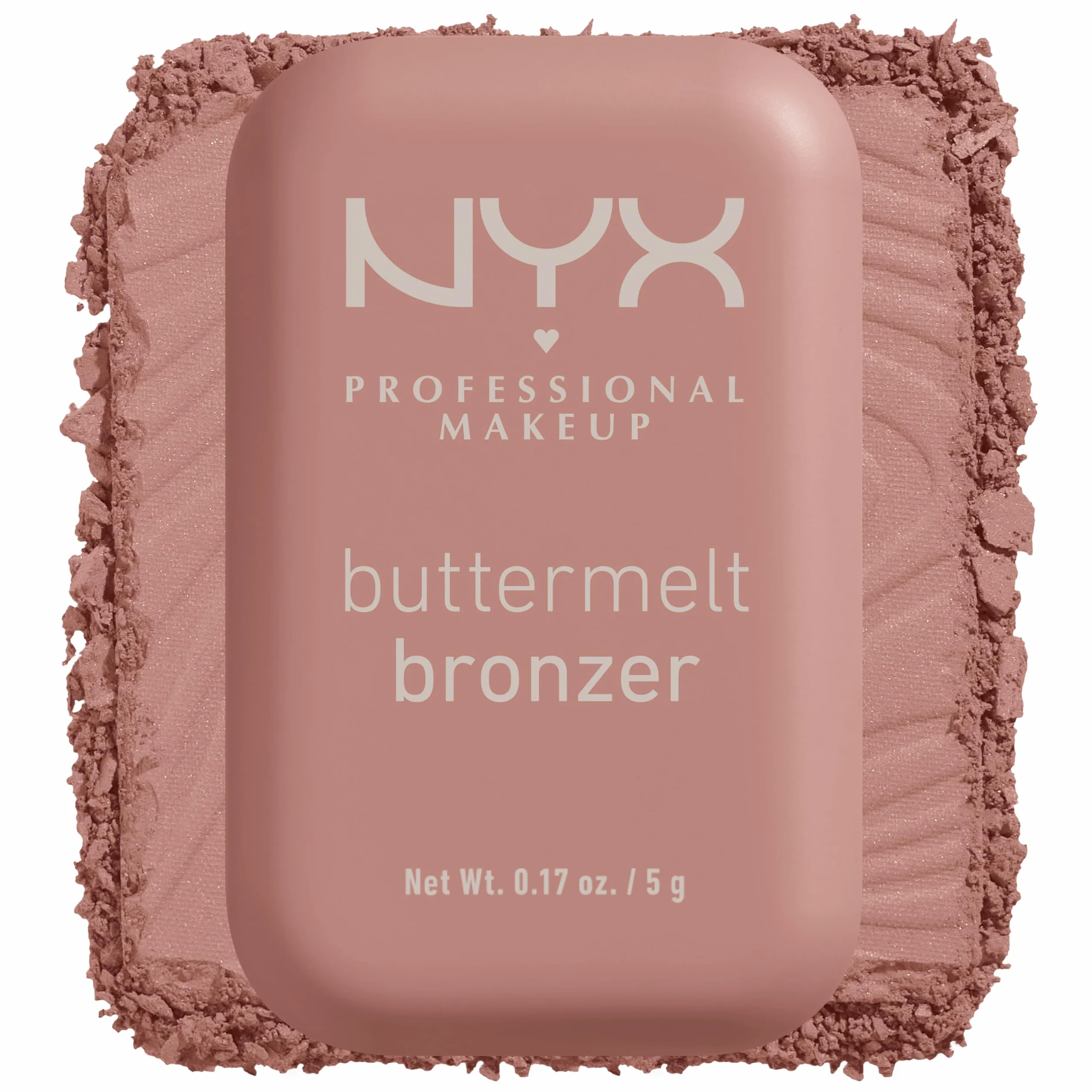 NYX Professional Makeup Buttermelt Bronzer, puder do opalania, czas do 12 godzin, bez plam, nie przenosi się, ton: kubek butta, 5 g