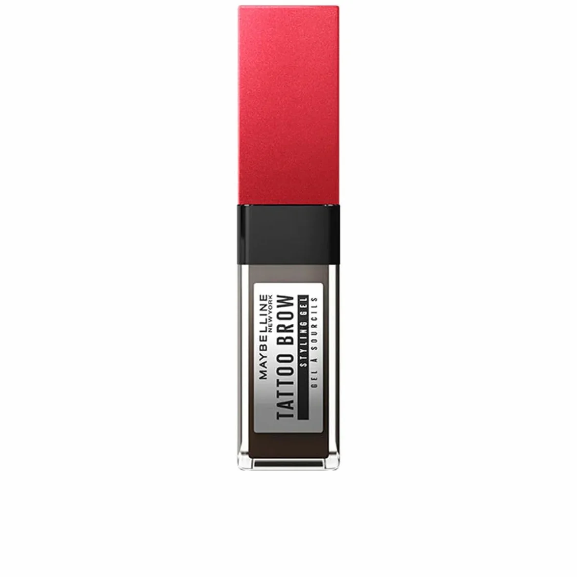Maybelline Odcień żelu do brwi, wodoodporny i odporny na rozmazywanie, długotrwały odcień odklejający, półtrwały żel do brwi, tatuaż brwi 36 godzin, średni brąz