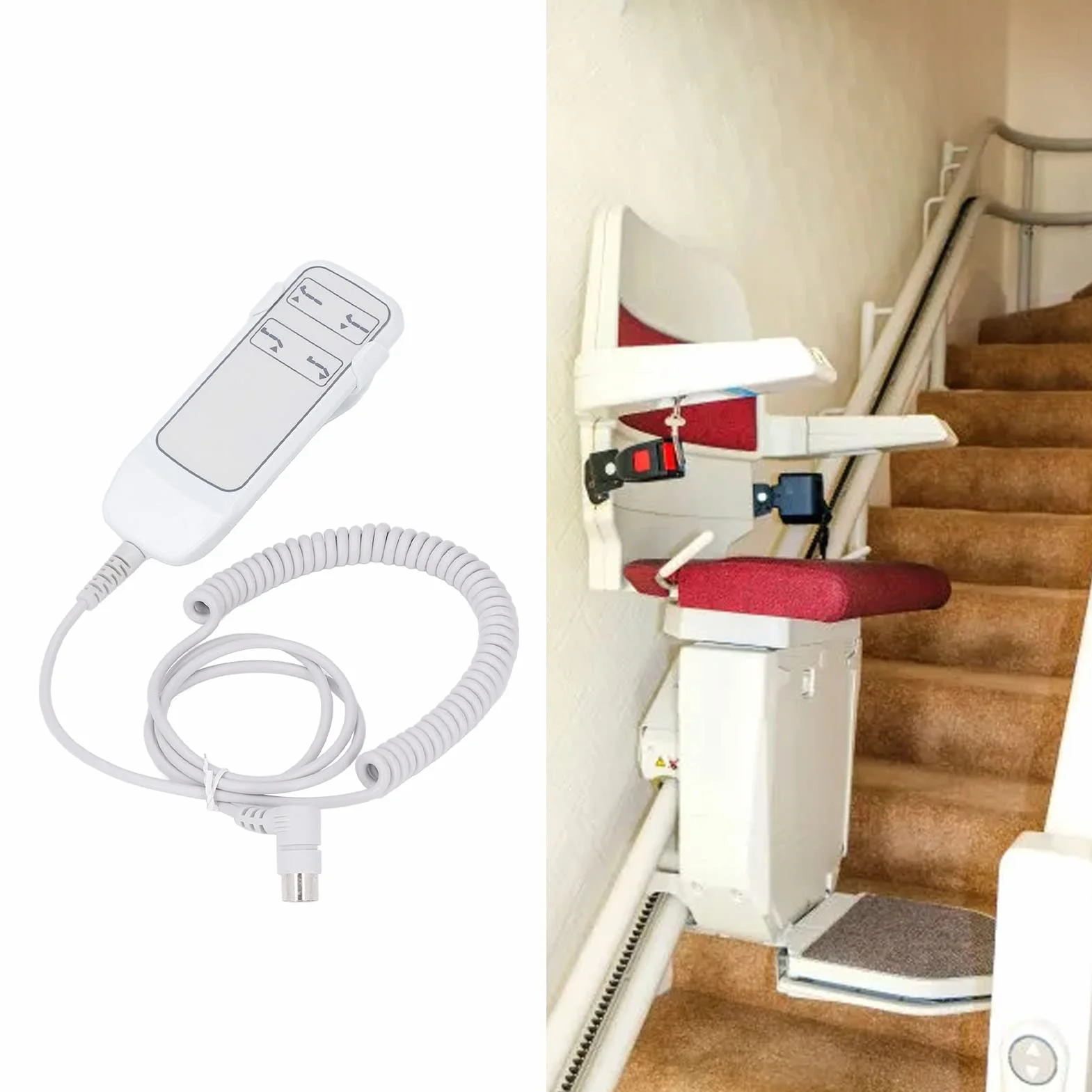 Sterowanie Ręczne Power Recliner 4 Przycisk 8-pinowy Pilot Zdalnego Sterowania do Fotela Podnoszonego Power Recliner
