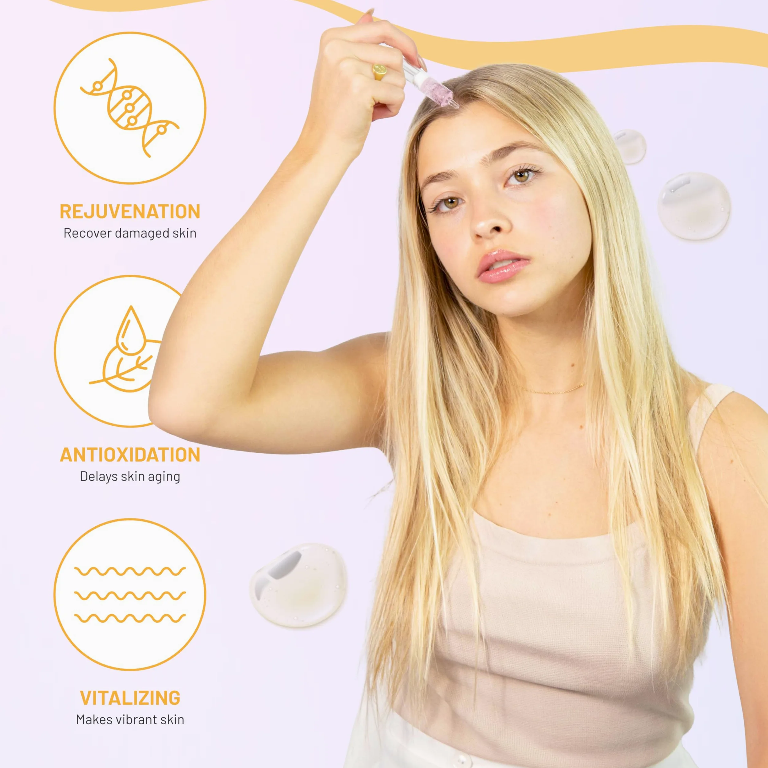 BRÜUN Advance Koreańskie Serum do mikronakłuwania, zestaw 4 różnych ampułek do twarzy i ciała (AC + SC + SD + HY Control Serums) – Use with or without Dr Pen