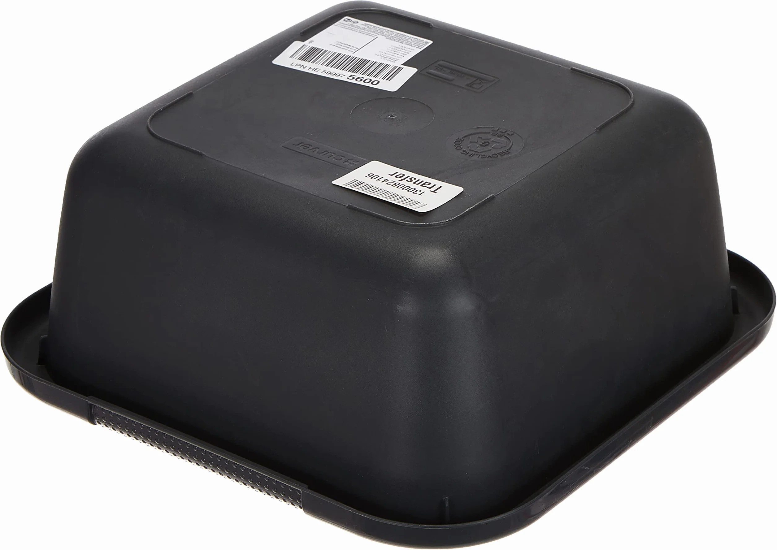 Curver prostokątna miska z tworzywa sztucznego 29,3 x 29,3 x 12 cm 6 l antracyt
