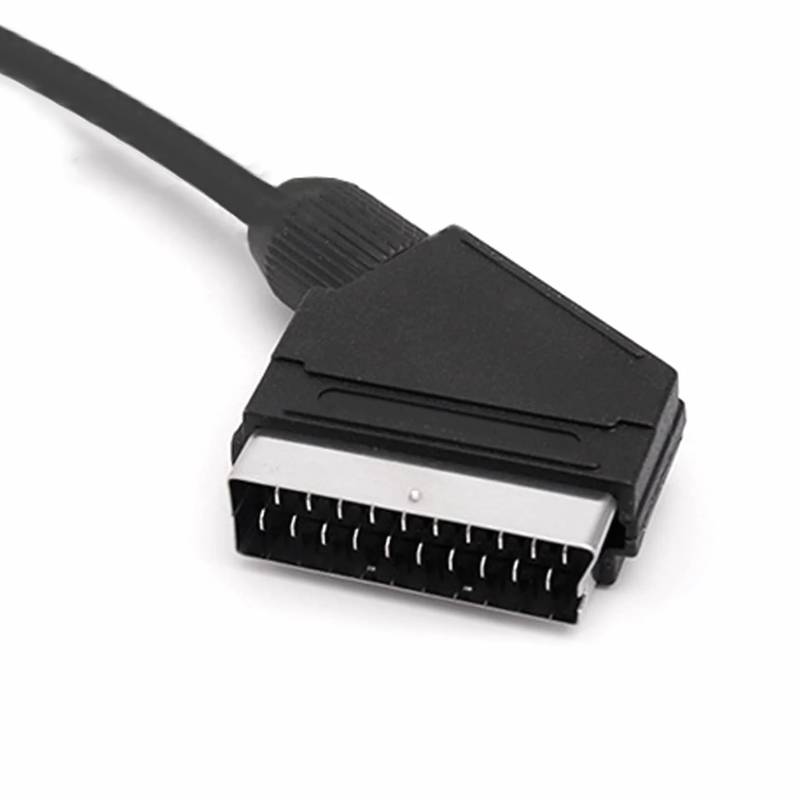 WANGCL INB26629 2 szt. 1,8 m Scart Cable Scart Adapter Scart do RCA Scart przewód do odtwarzacza DVD do telewizora kompozytowe złącze AV konwerter do telewizora DVD magnetowidu NES FC