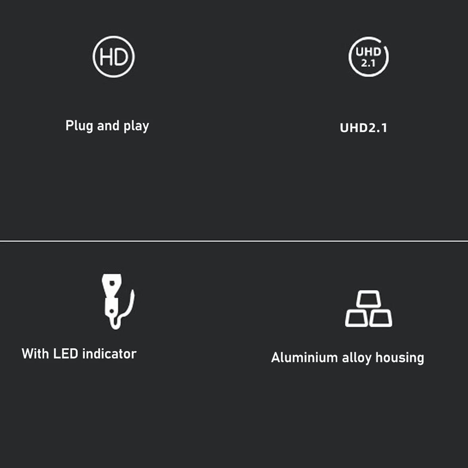 Mini HDMI do HDMI Adapter w Kształcie Litery U, 180 Stopni Męski na Żeński 8K 60Hz 48 Gb/s Konwerter na PC Projektor Telewizyjny