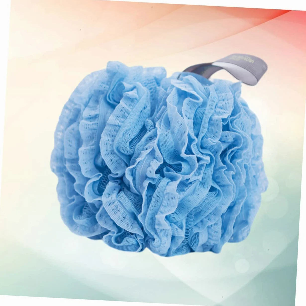 Szlifierka do ciała Travel Loofah Loofah Dish Gąbka Bubble Sponge Pufa Prysznicowa Loofah Brush Poduszka Rękawiczki Piłka do kąpieli Piłka do kąpieli Błękitna wytworna dziewczyna Kąpiel Loofah Prysz