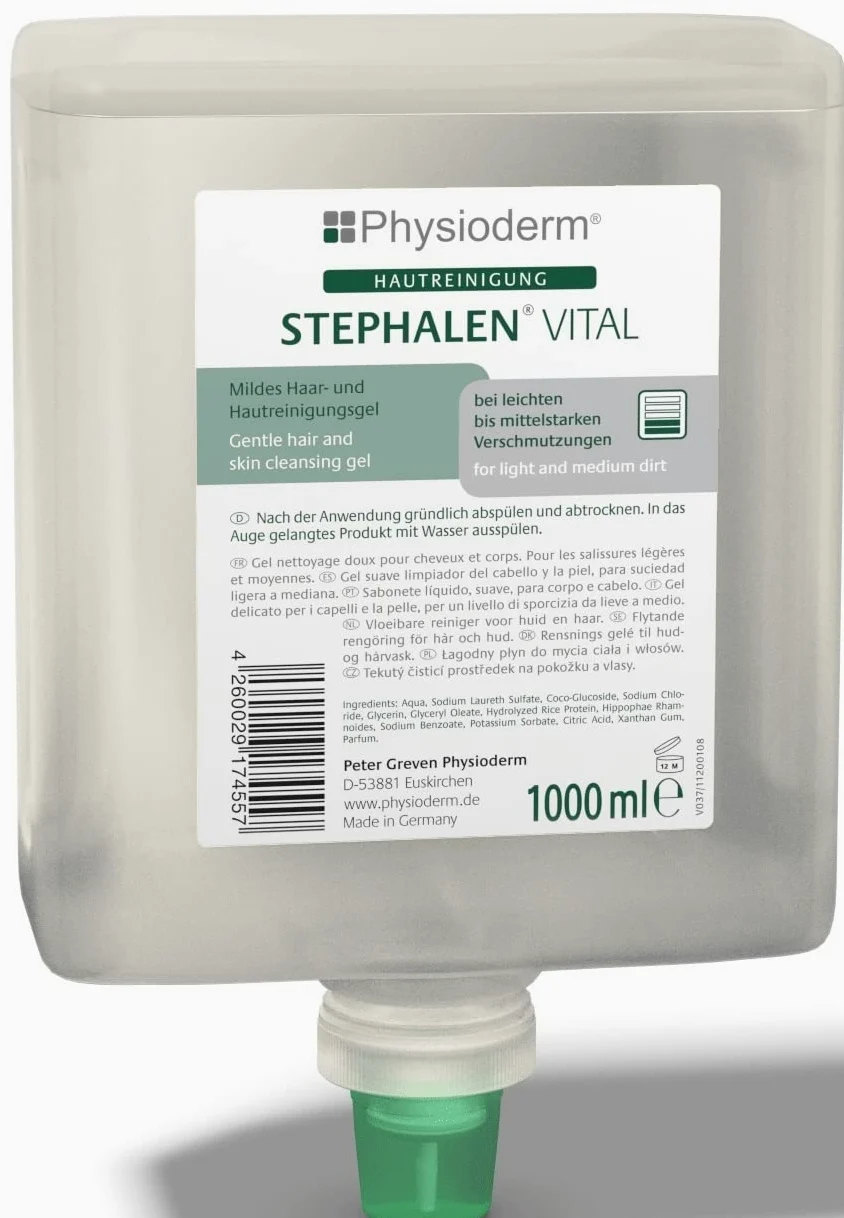 Neptune żel do mycia butelek łagodny Physioderm Stephalen Vital 1000 ml