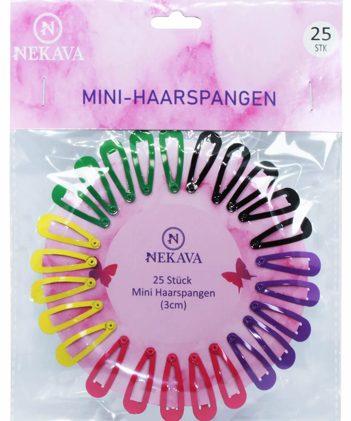 50 sztuk kolorowych mini spinek do włosów firmy Nekava w 10 kolorach. Idealne dla dziewcząt, dzieci i kobiet. Klipsy do włosów są dostarczane w pięknym wzornictwie, mała spinka do włosów (3 cm)