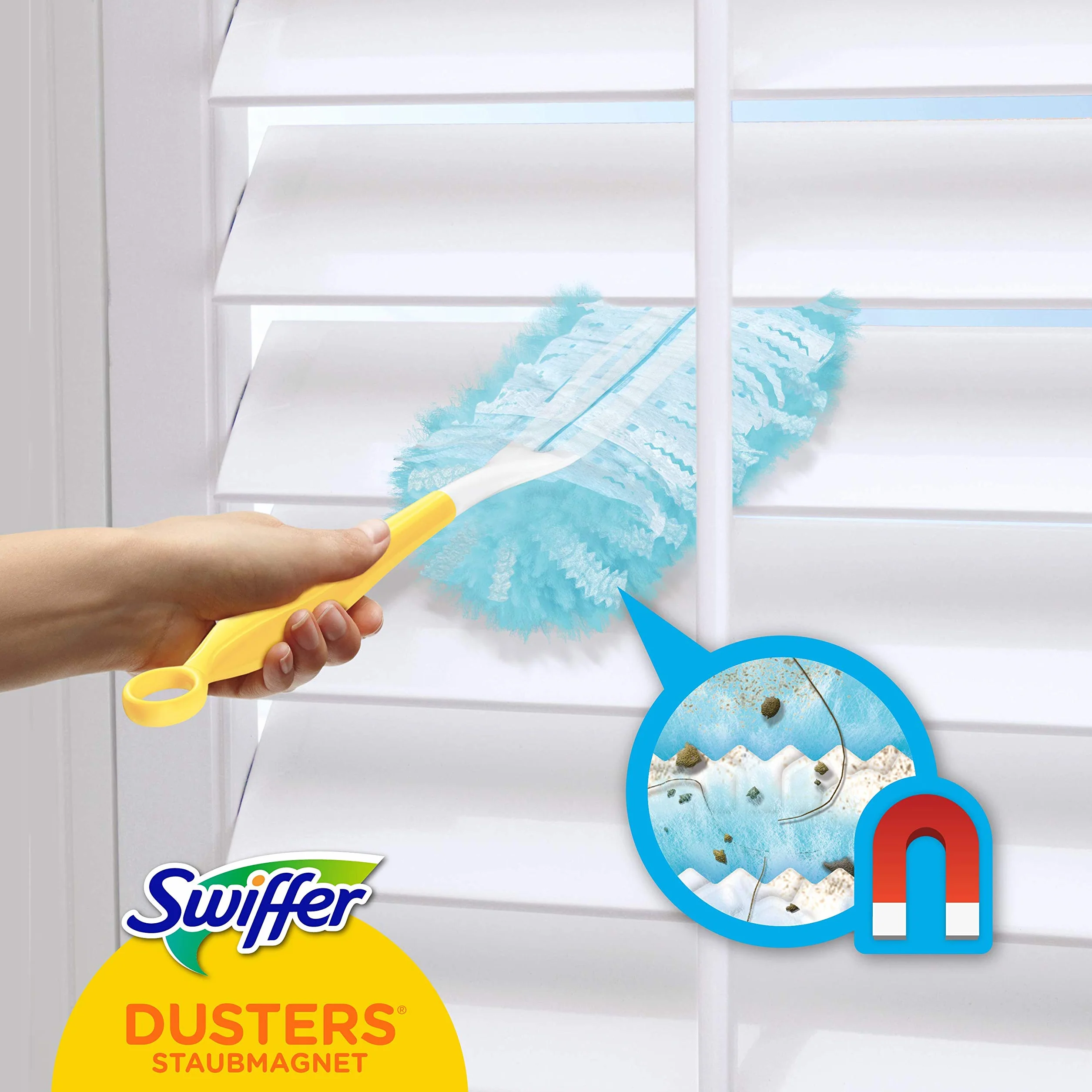 Swiffer Duster Miotełka do Ścierania Kurzu z Uchwytem, 7 Wkładów
