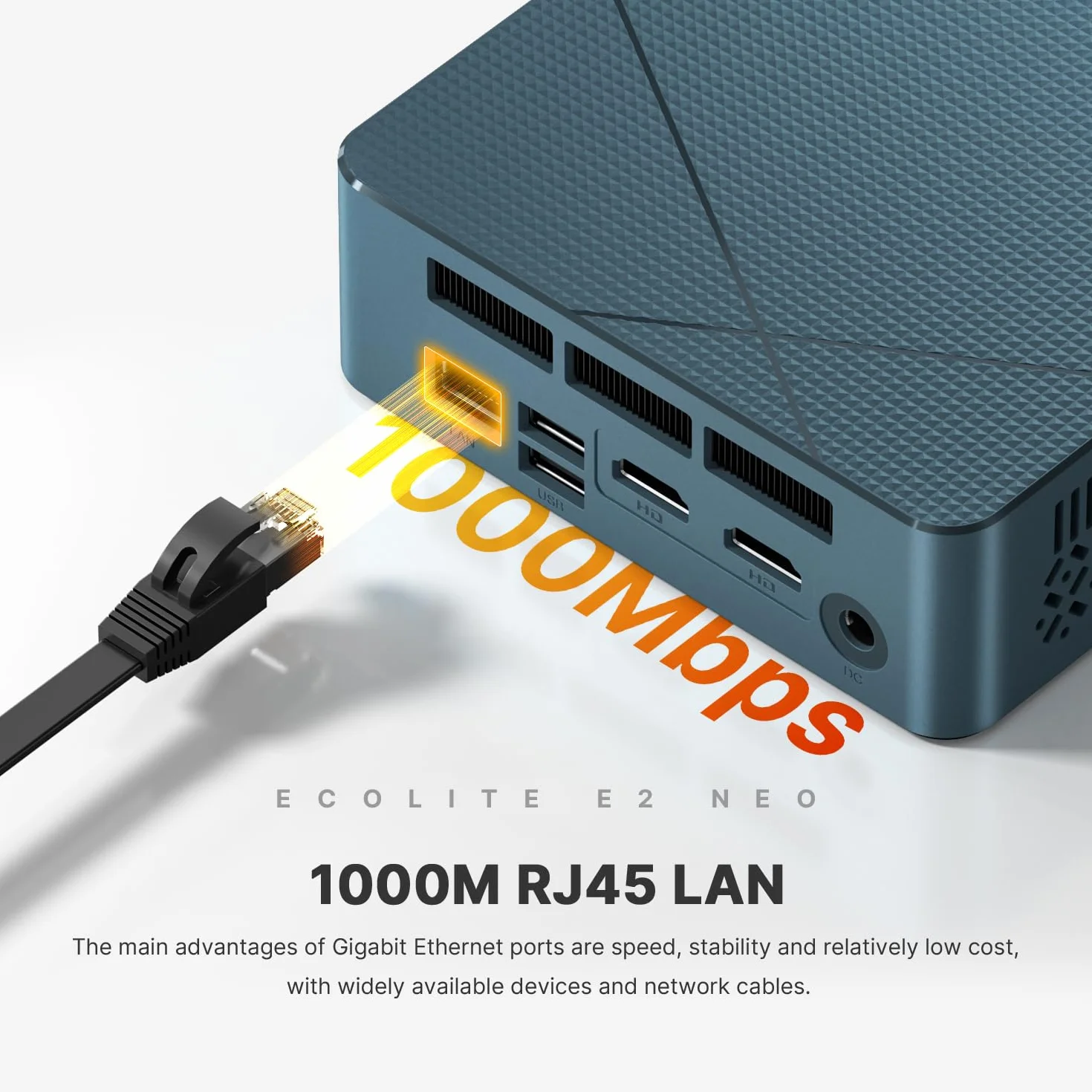 BOSGAME E2 Neo Windows 11 Pro Business Mini PC AMD Ryzen 5 3500U, 4C 8T, do 3,7 GHz, 16 GB DDR4 RAM, 512 GB SSD, Triple Display 4K 60Hz, HDMI, Type-C, USB 3.2, LAN, Wi-Fi 5, Bluetooth 5.0