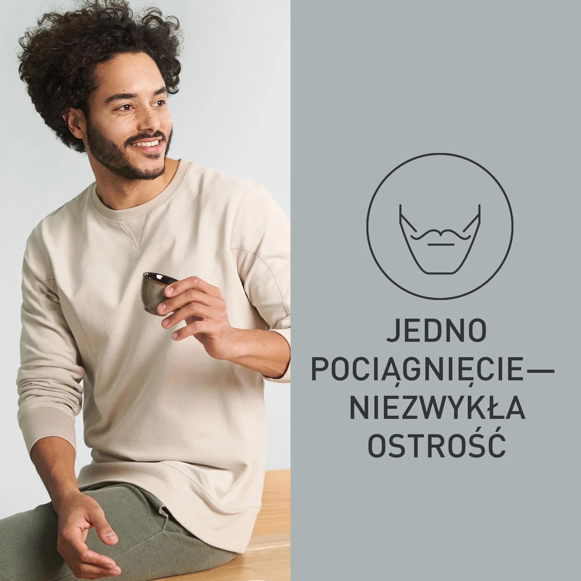 Panasonic Trymer do brody Premium ER-SB40 z 19 ustawieniami długości, trymer do brody 0,5 – 10 mm, trymer dla mężczyzn, silnik liniowy