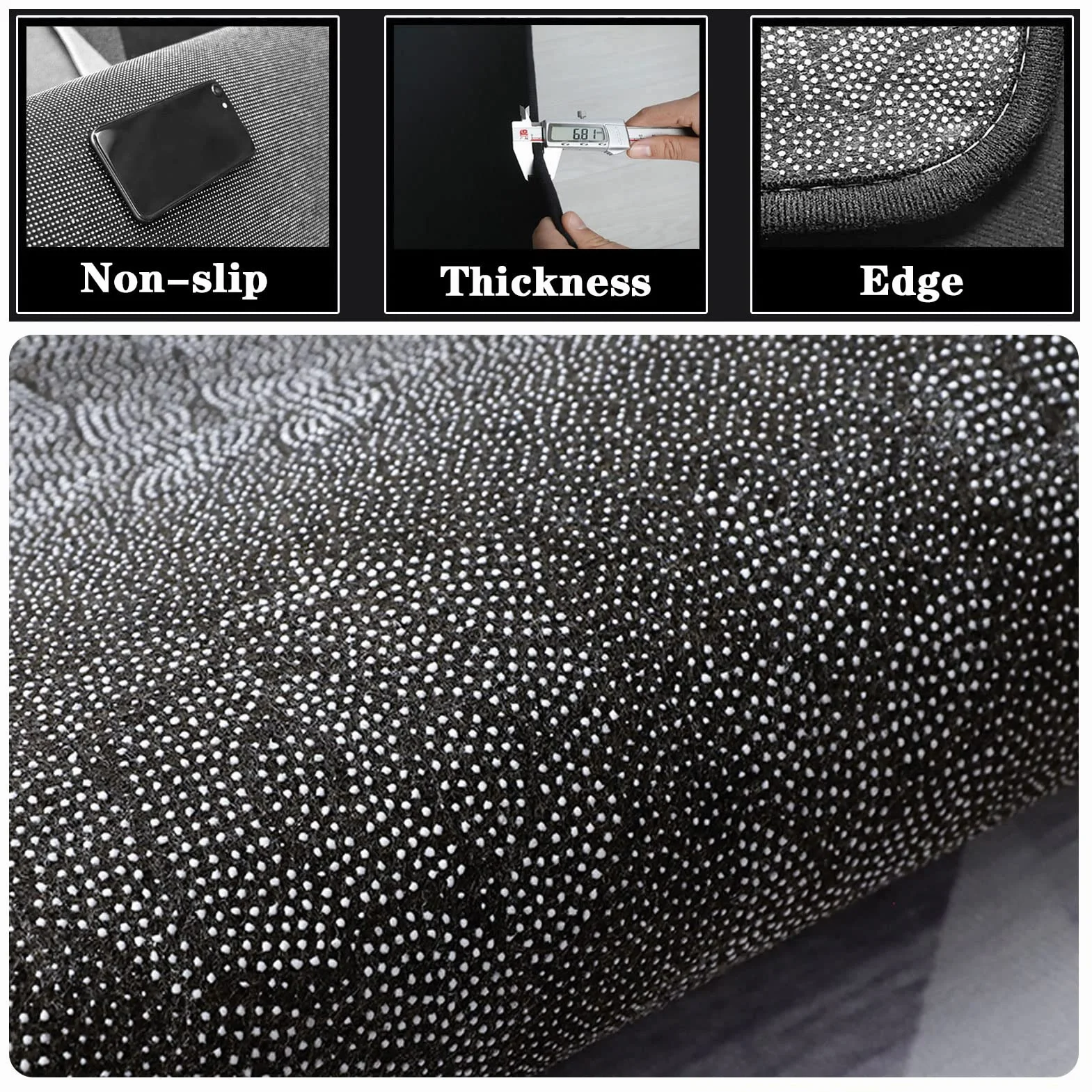 EYZO Mata ochronna na krzesło biurowe 140 × 160 cm, podkładka pod krzesło biurowe, mata pod krzesło biurowe, podkładka pod krzesło, podkładka pod krzesło, podkładka pod krzesło, ochrona podłogi, mata pod krzesło biurowe