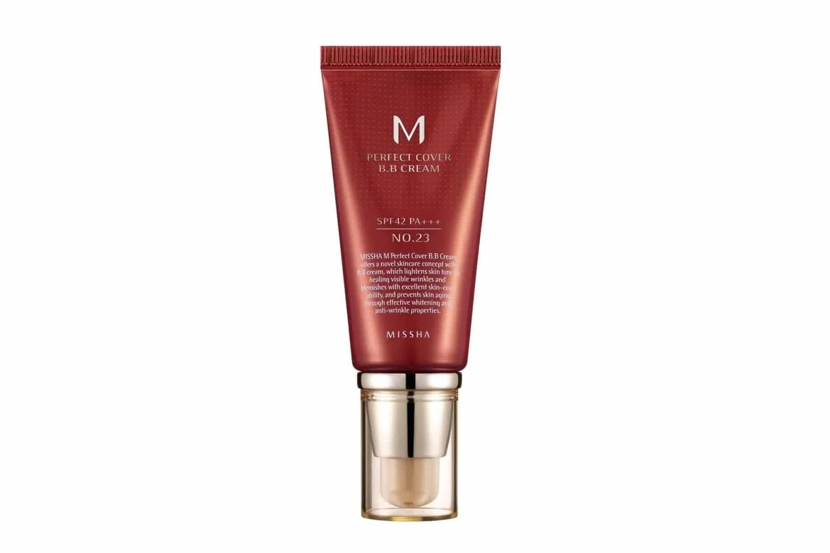 MISSHA - Perfect Cover BB Cream 20 ml | odcień #23 Natural Beige | ochrona przed słońcem SPF 42 PA +++ | wilgoć i doskonałe pokrycie, wielokolorowy, 10 g (1 sztuka)