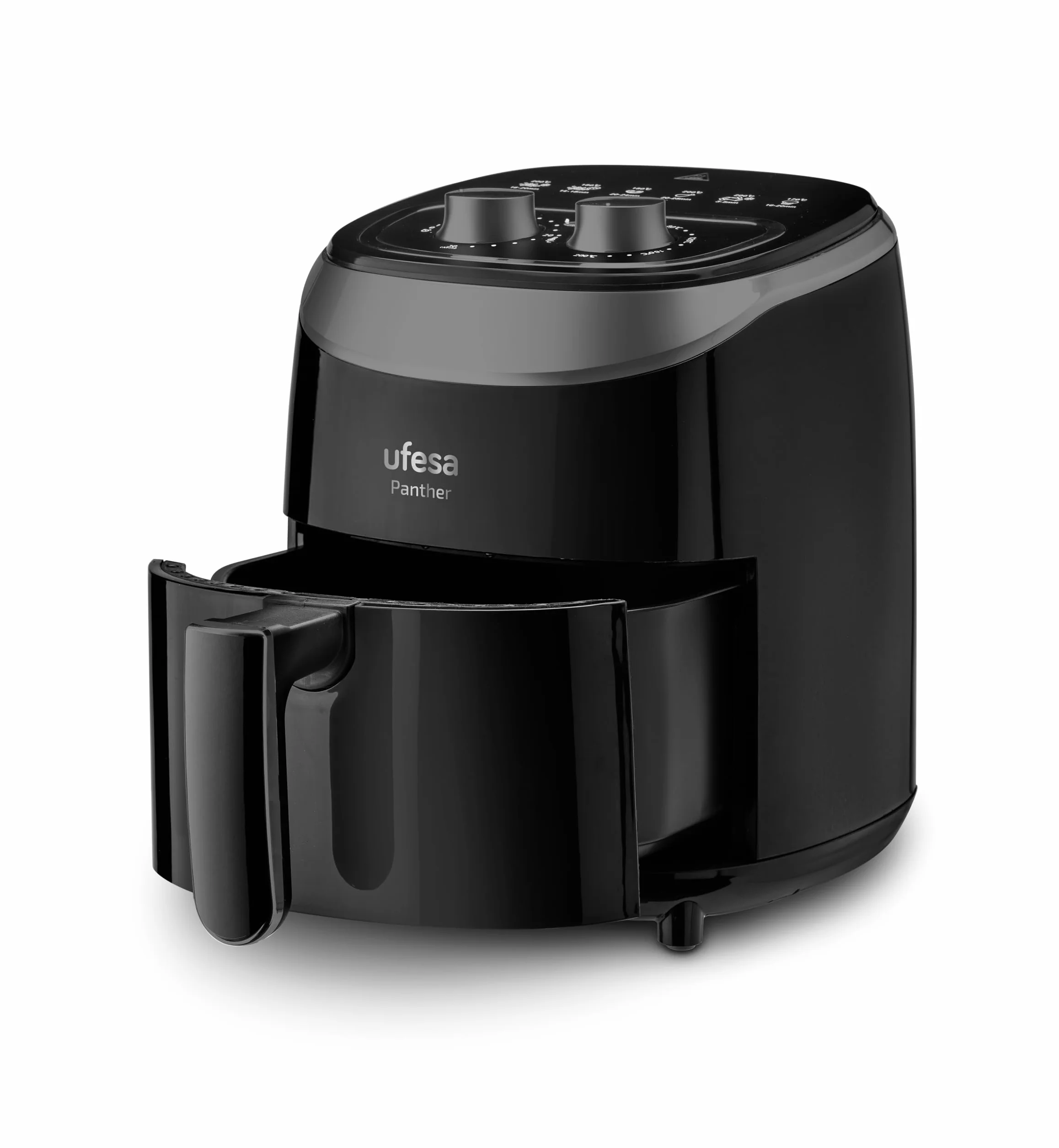 Ufesa Panther frytkownica powietrzna bezolejowa 3,5 l 1200 W 8 programów timer temperatura 80-200°C czarna
