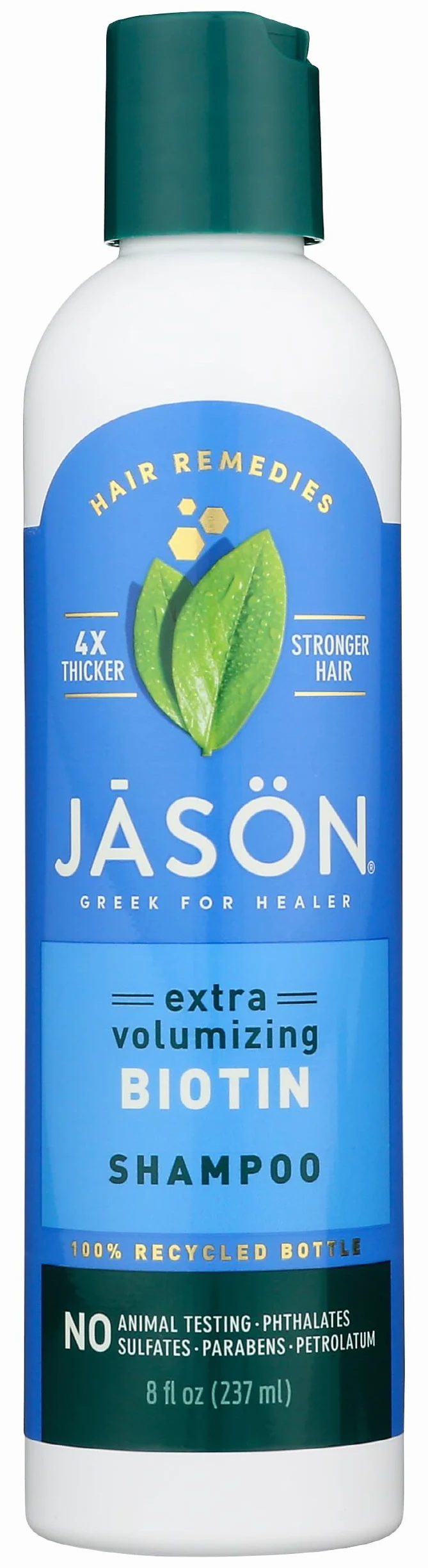 Jason Szampon, naturalny kosmetyk, dzięki czemu cienkie włosy ponownie stają się grubsze, do terapii skóry głowy, 240 ml