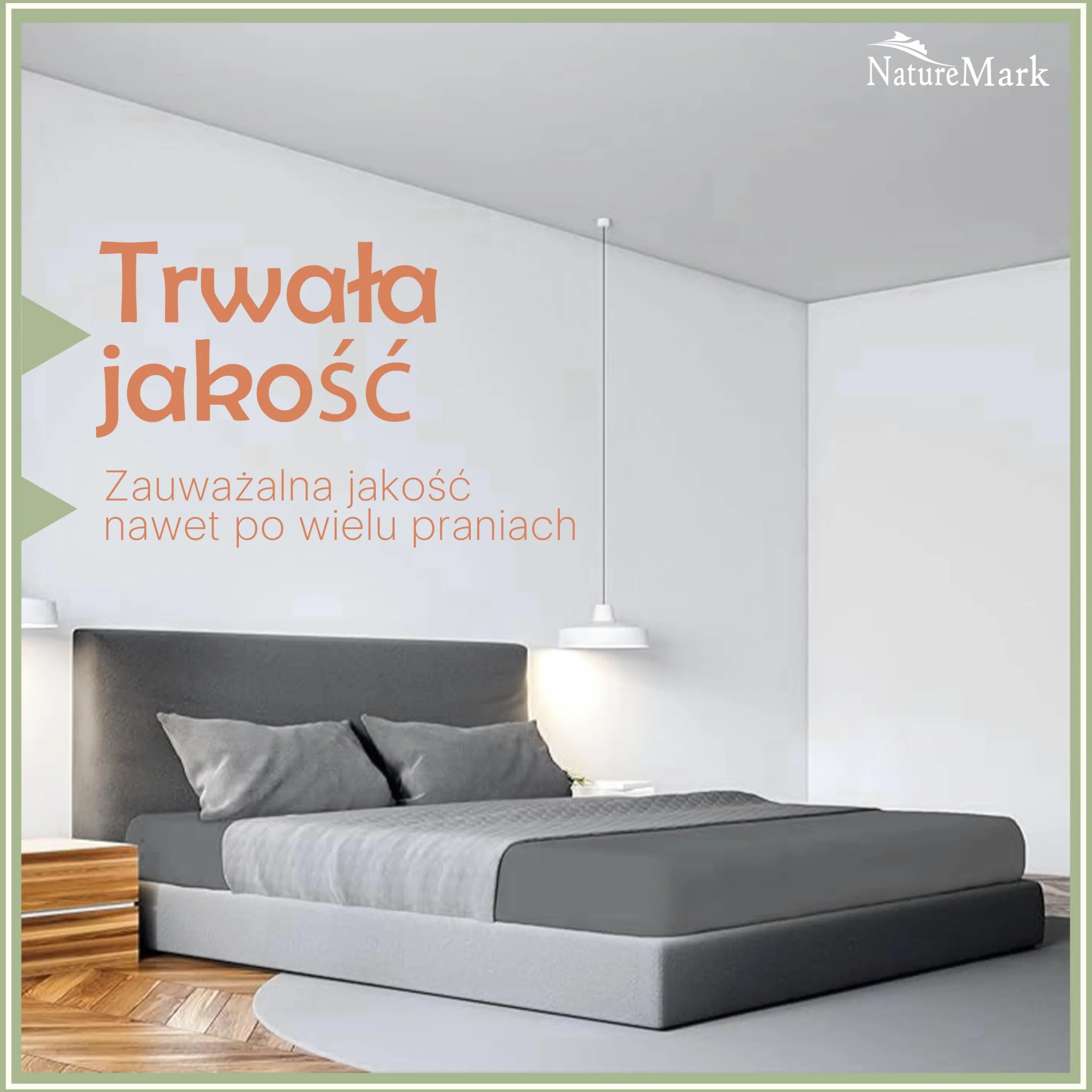 NatureMark Prześcieradło z mikrofibry SPANNBETTLAKEN 200 x 220 cm Szary antracytowy
