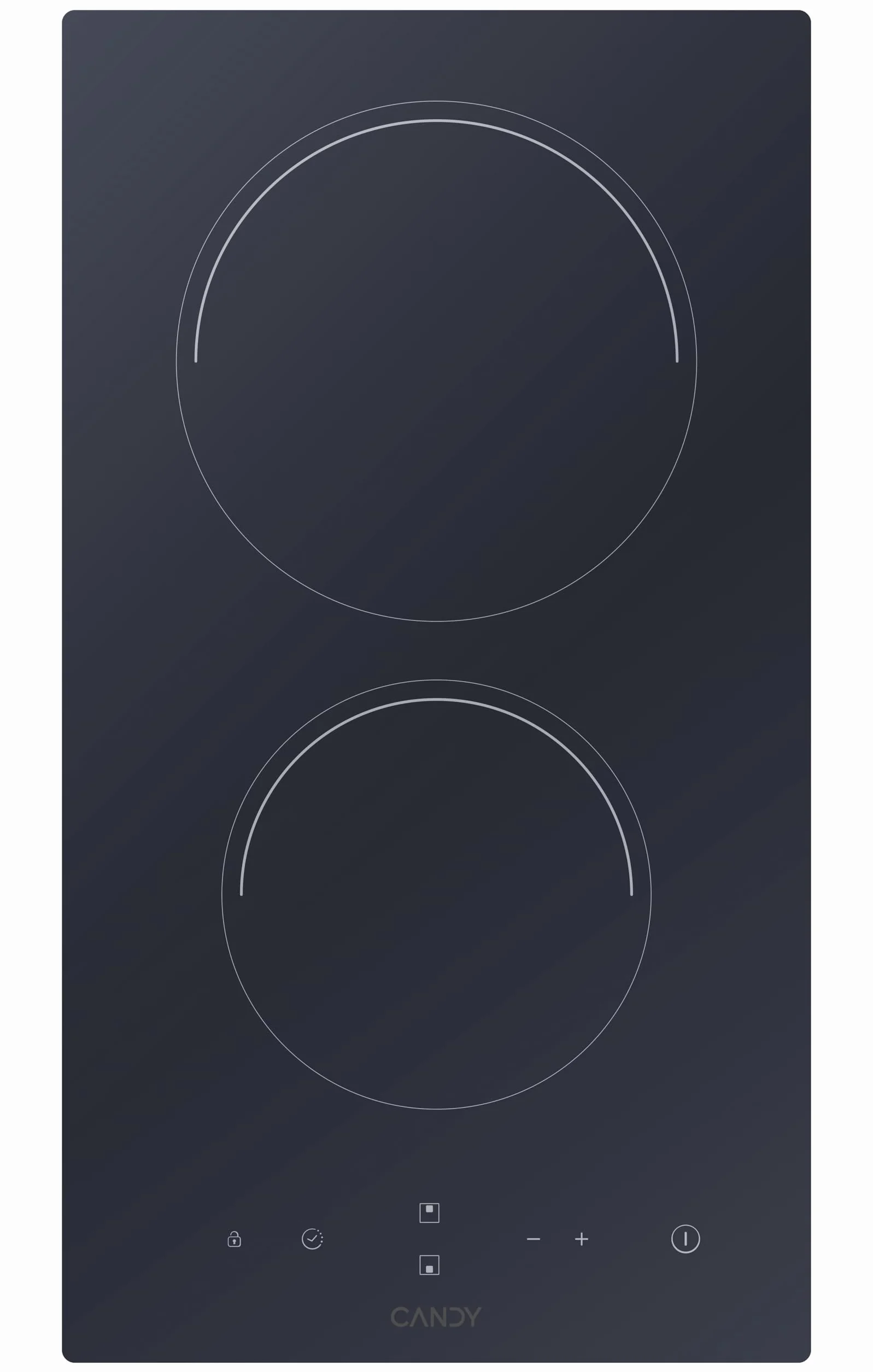 Candy Smart CDH 30 płyta ceramiczna 30 cm 2 strefy 2,9 kW 9 poziomów mocy timer blokada bezpieczeństwa