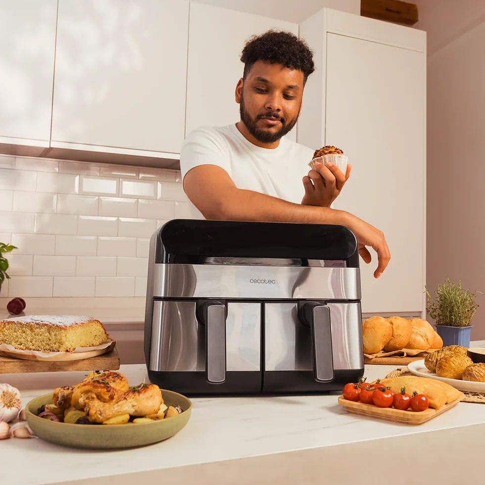 Cecotec Air Fryer Cecofry Advance 9000 Inox 2800 W 9L cyfrowa frytkownica powietrzna
