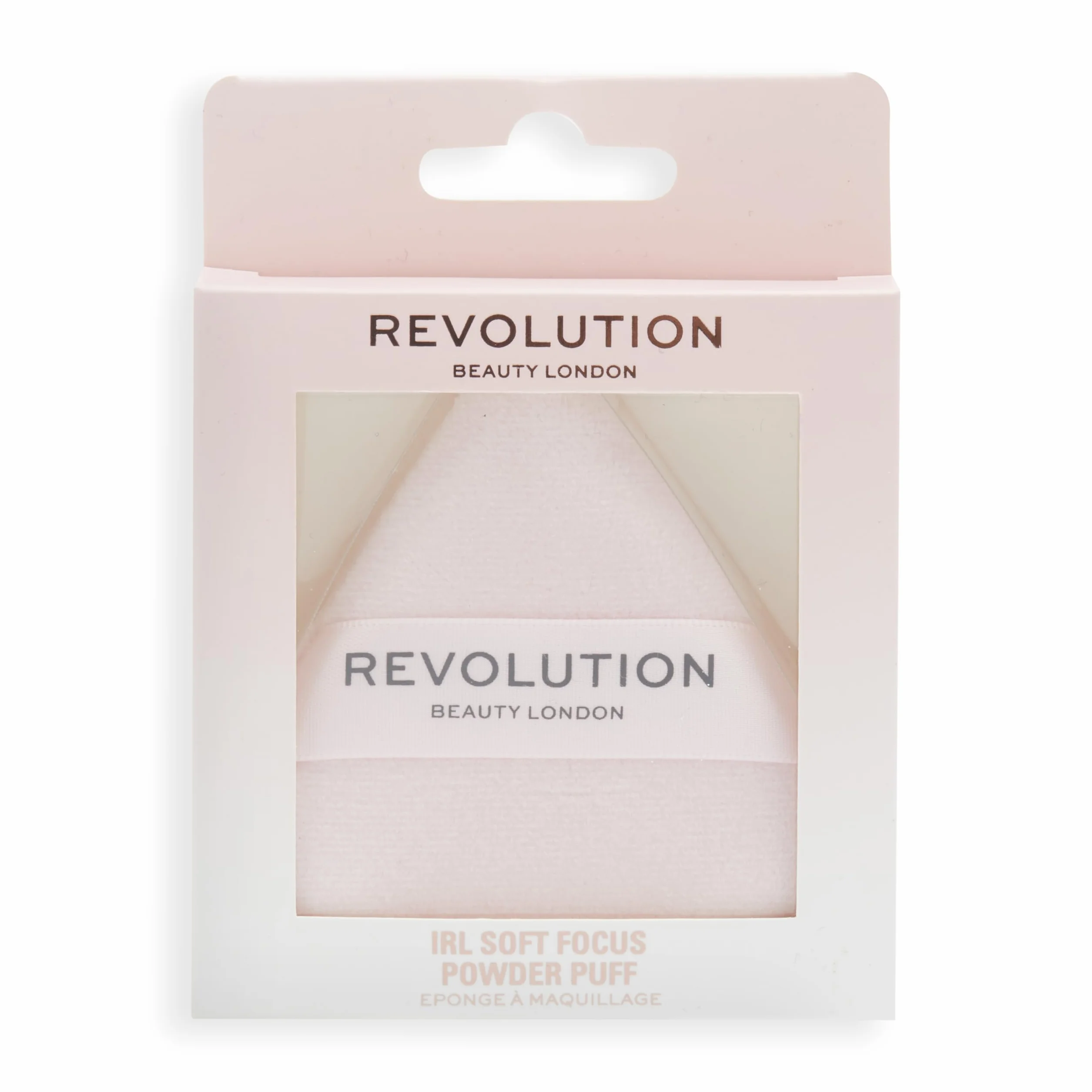 Revolution IRL Soft Focus Puff Puff, puch pudrowy do makijażu i utrwalania twarzy, do luźnych i tłoczonych pudrów, miękki i wielokrotnego użytku, wegański i nieokrutny na zwierzętach