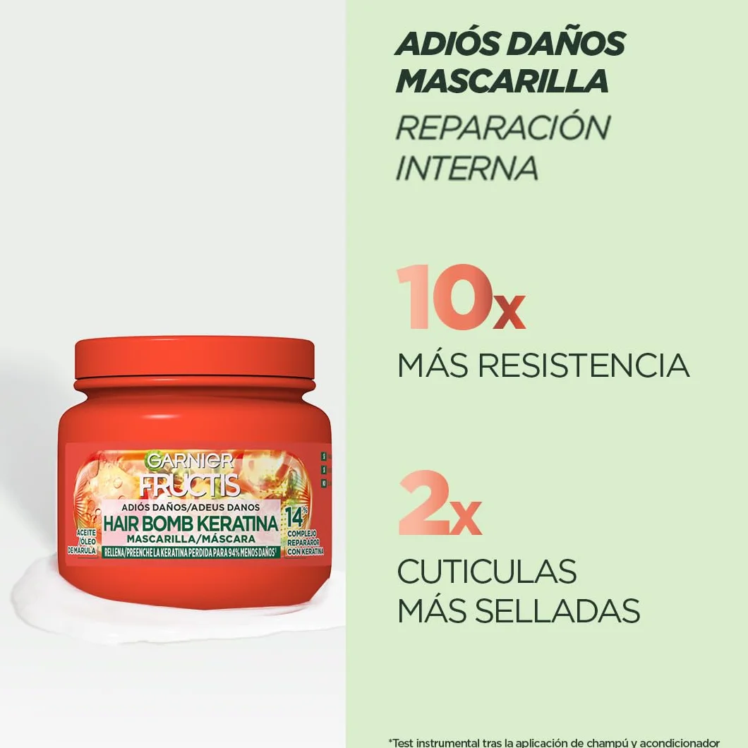 Garnier Fructis Maska, Pomarańczowy, 300 ml
