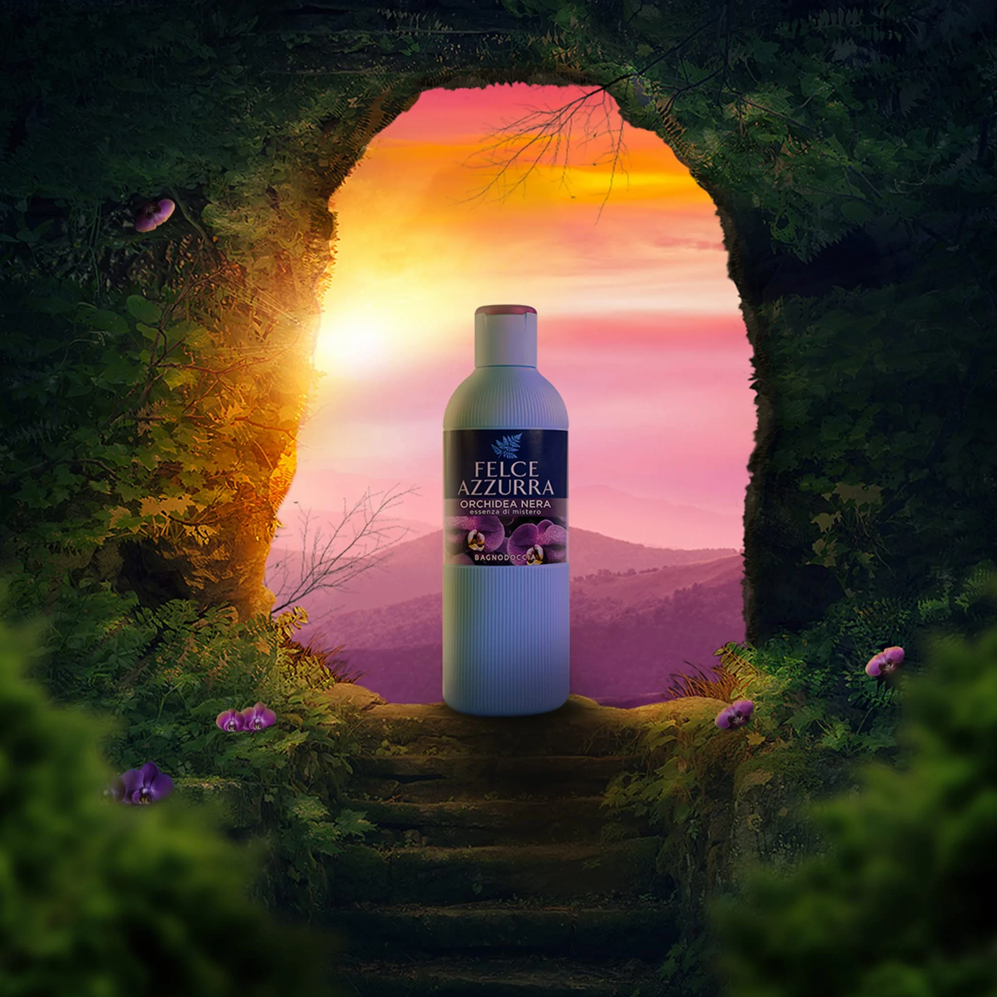 Felce Azzurra - Mycie ciała Black Orchid, wyrafinowane perfumy, nawilża skórę - 650 ml
