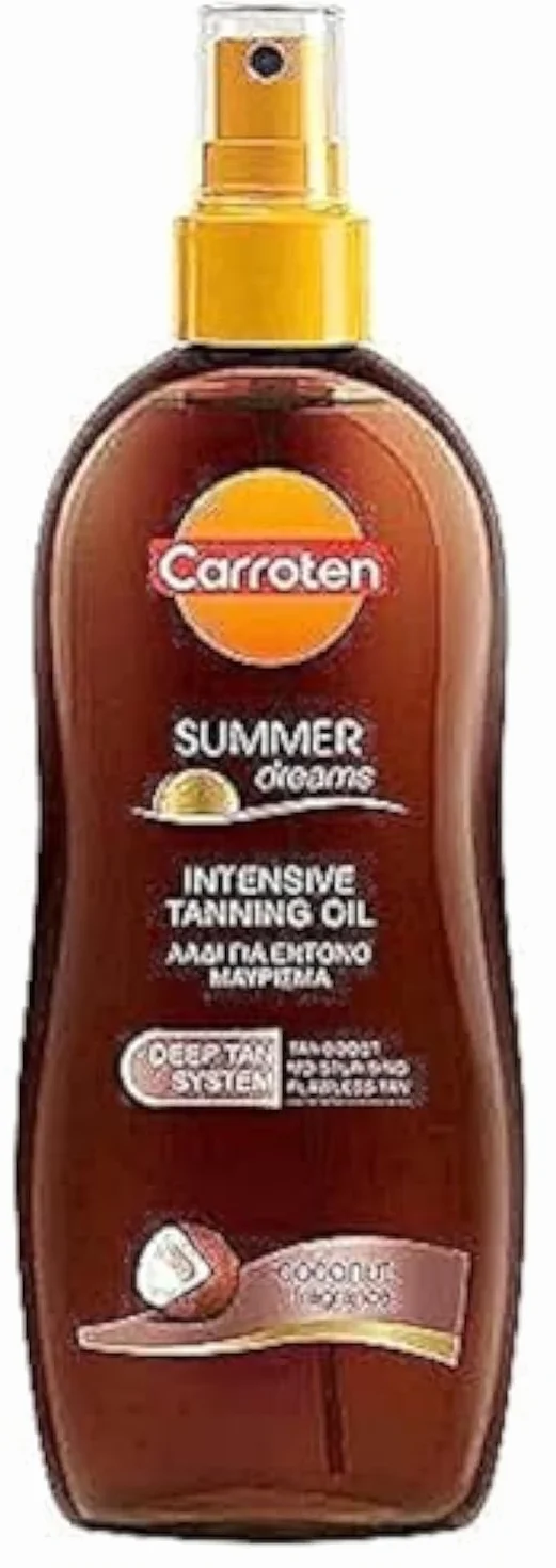 Carroten Summer dreams Intensywny olejek do opalania o zapachu kokosowym