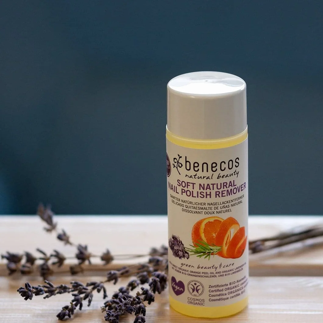 benecos - Naturalne Kosmetyki - zmywacz do paznokci - organiczny olej muszli organowych & organiczny olejek lawendowy - wegański - 125ml