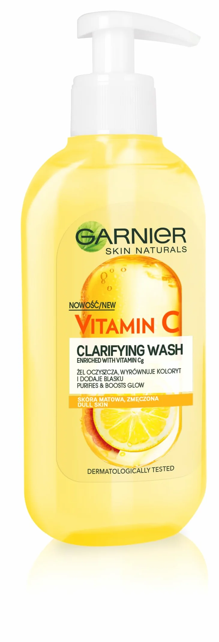 Garnier Vitamin C, Żel oczyszczający z witaminą Cg i cytrusem 200 ml