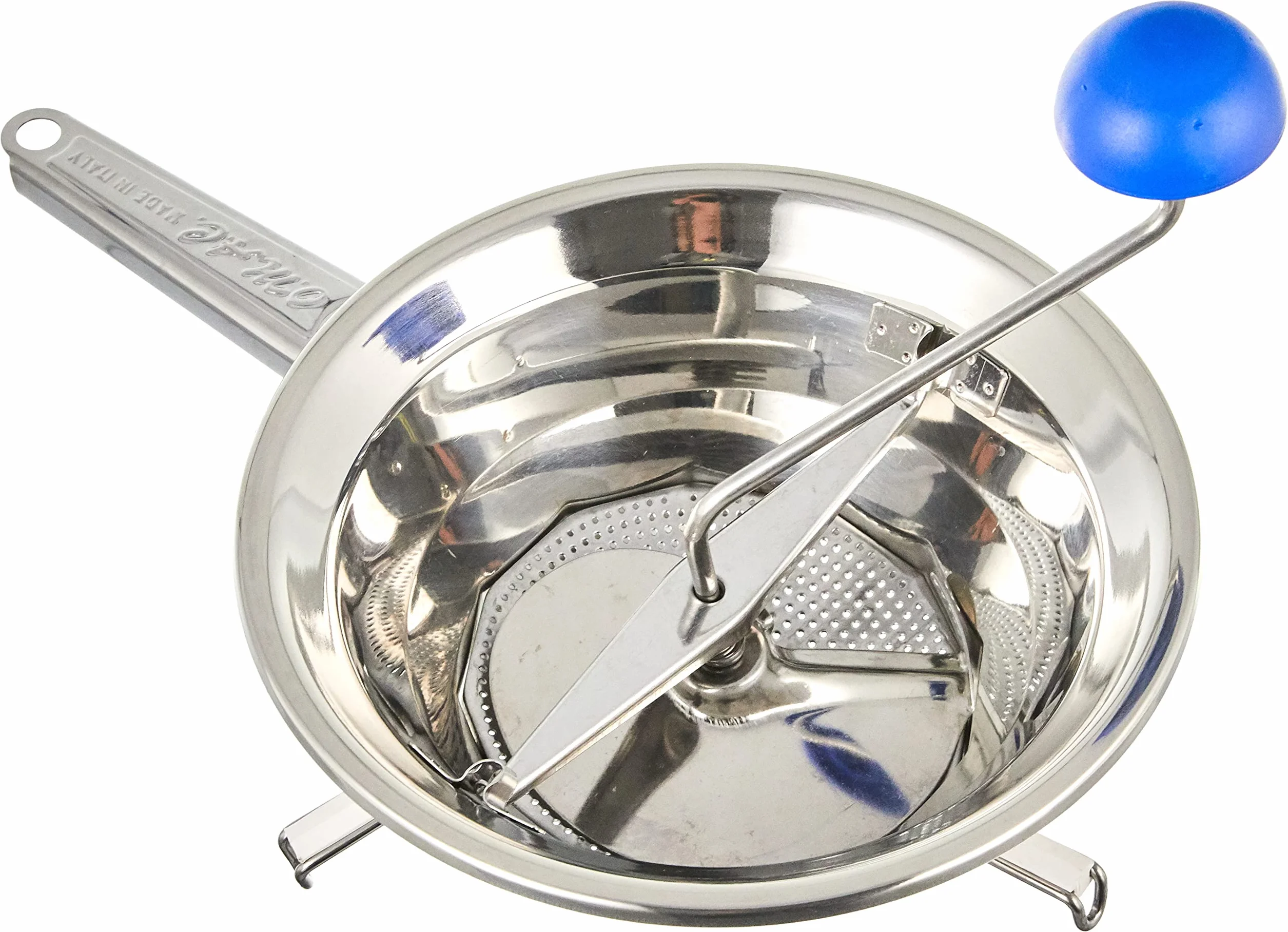 Omac Passatutto Emanuel Inox Przecierak 24 cm Srebrny