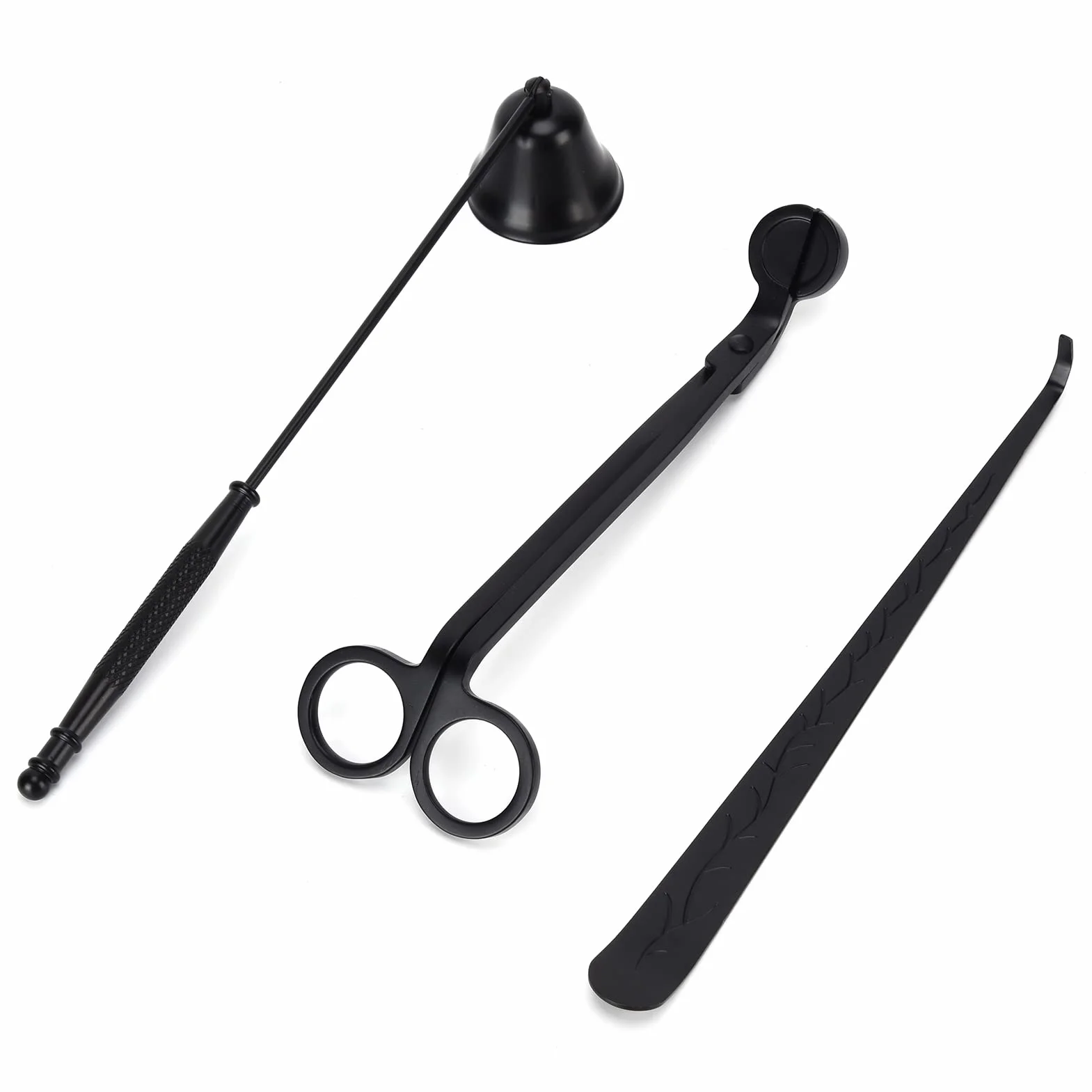 Havdalah Candle Snuffer Czarny Zestaw Akcesoriów