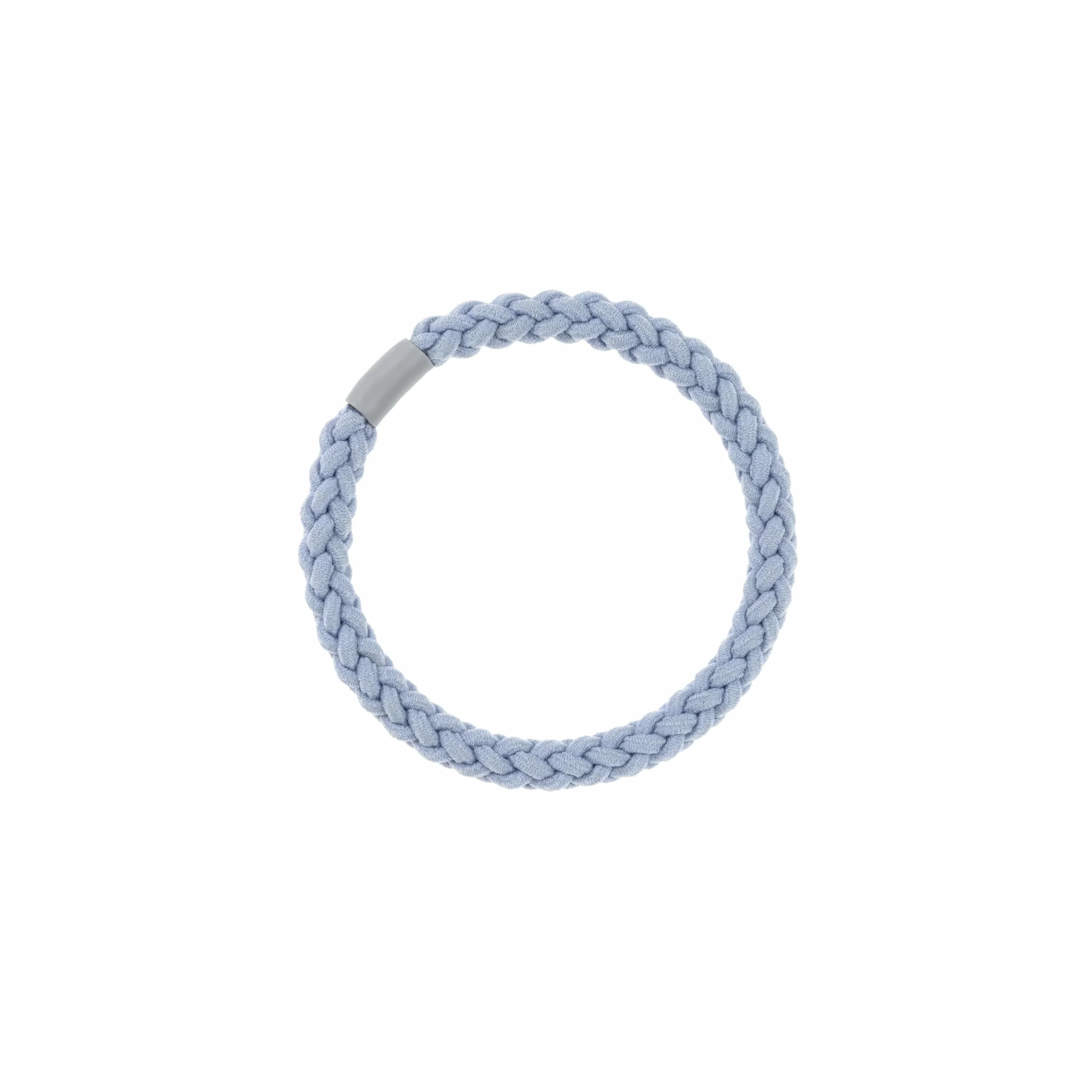 invisibobble BEAUTIES Bebe Blue (4 sztuki) – plecione spiralne gumki do włosów w kolorze pastelowym niebieskim i zielonym – stylowe we włosach i jako bransoletka – spiralna gumka do włosów dla kobiet