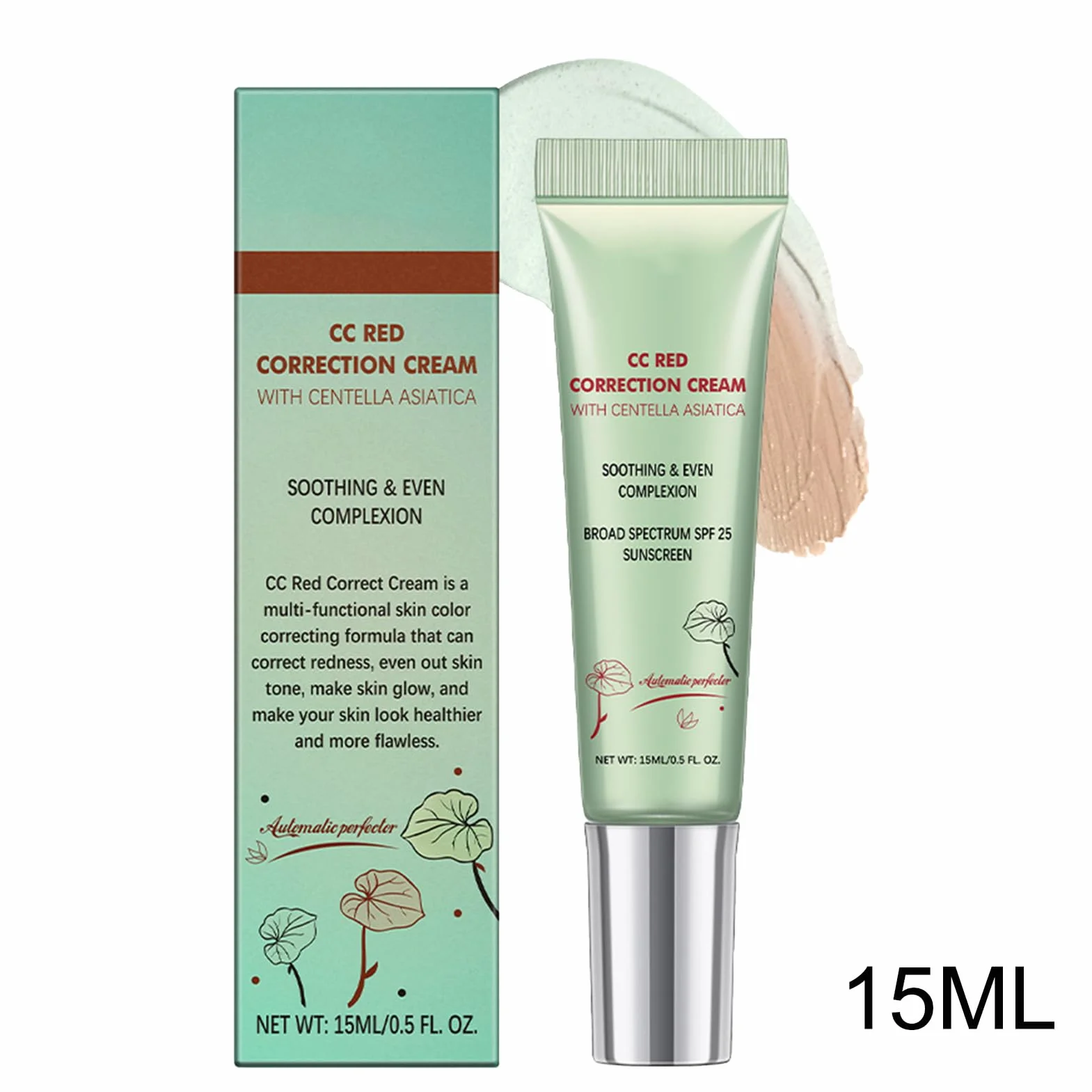 CC Red Correct Krem przeciw zaczerwienieniom z wąkrotą azjatycką SPF 25 15 ml
