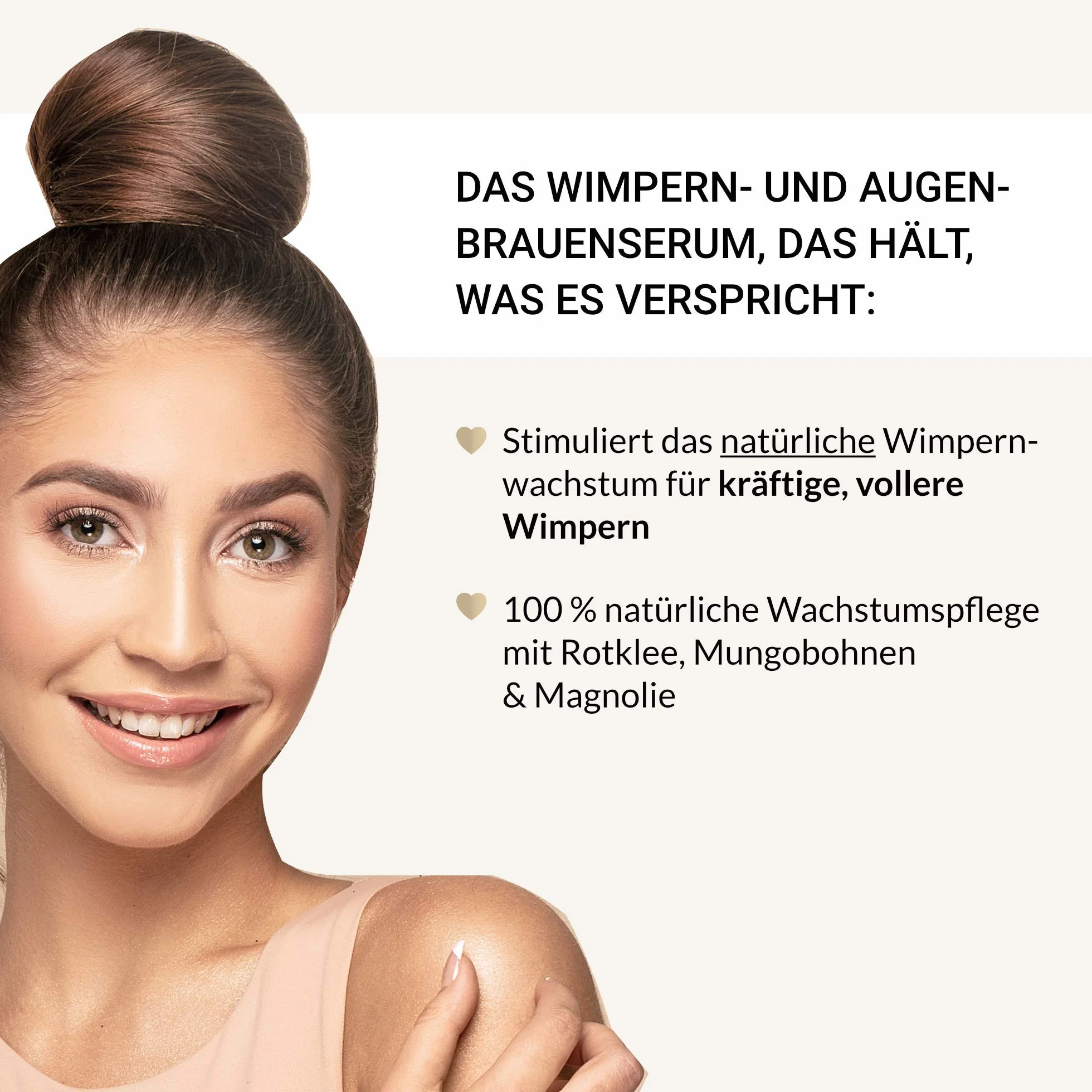 Cosphera Neverending Lashes - Serum do rzęs i brwi - wegański i wolny od hormonów - 4 ml serum do wzrostu rzęs dla długich rzęs i gęstych brwi - testowany dermatologicznie i okulistycznie