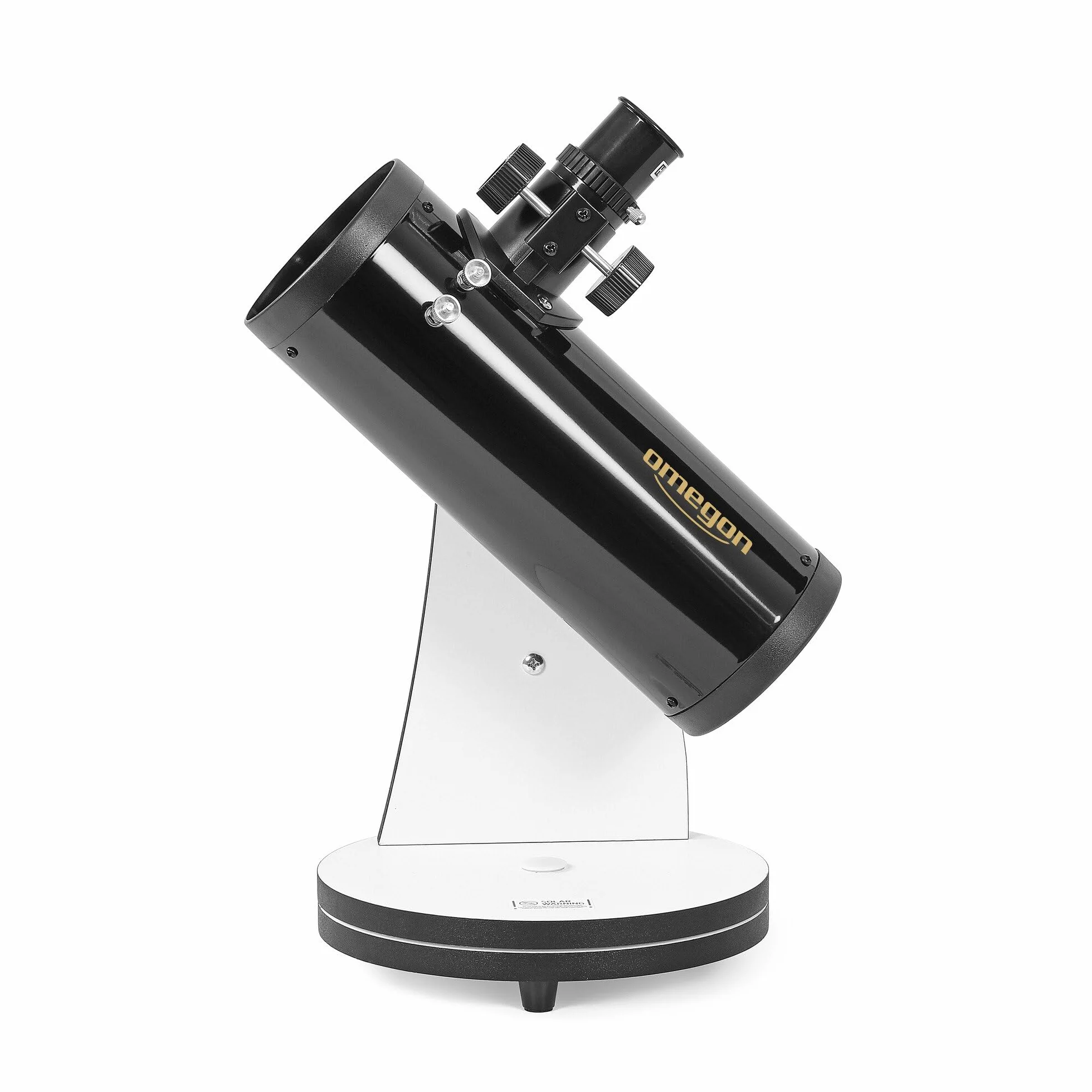Omegon Teleskop dobsona N 76/300 DOB | Kompaktowy teleskop dobsona na stół | Otwór 76 mm | Powiększenie 75-krotne | Kompletny zestaw z wieloma akcesoriami | Zabawa dla całej rodziny
