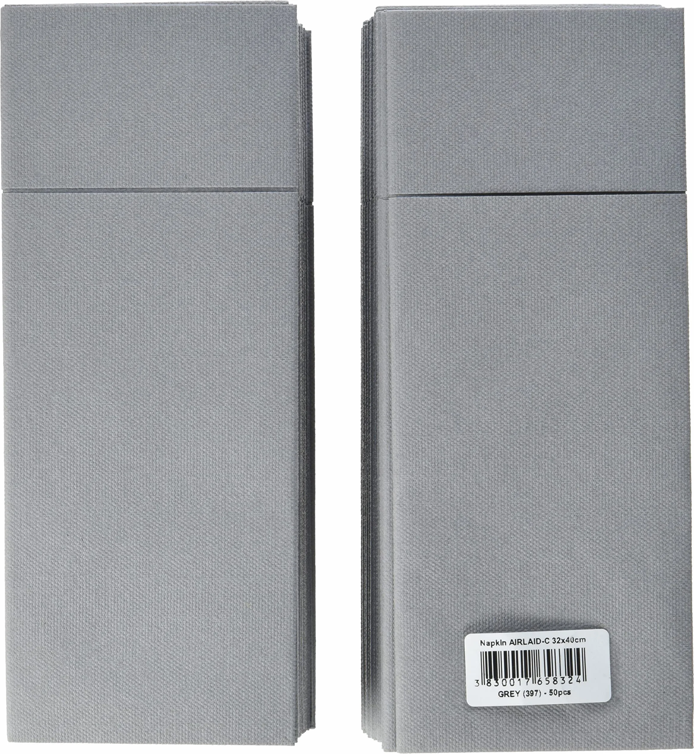 Airlaid Serwetki na sztućce 32 x 40 cm 50/1 - GREY (397)
