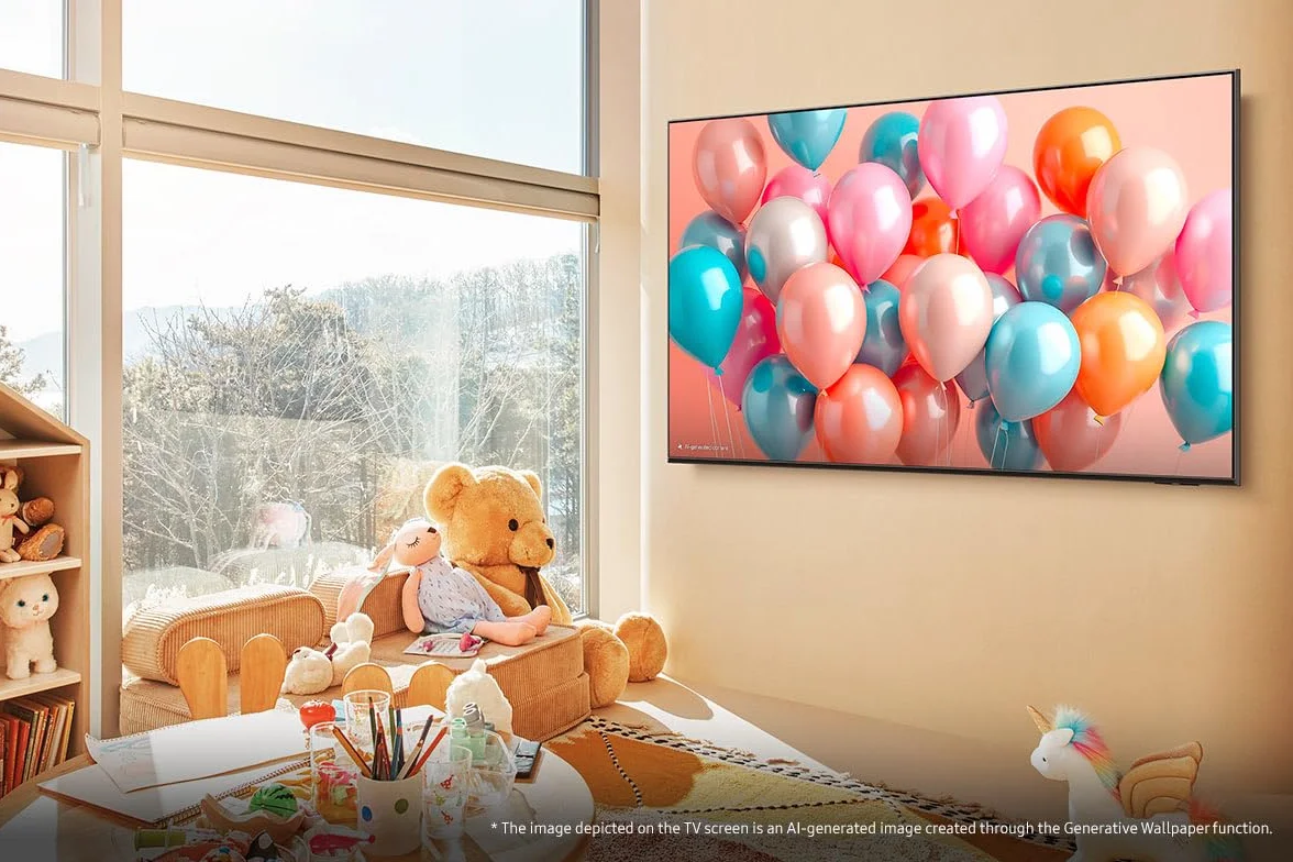 Samsung QLED Q7F4 4K 43 cale 109 cm UHD telewizor, procesor Q4 AI, Quantum Dot dla rzeczywistych kolorów, 4K Upscaling, Knox Security, Adaptive Sound, Samsung Vision AI Smart TV, 43Q7F (2025)