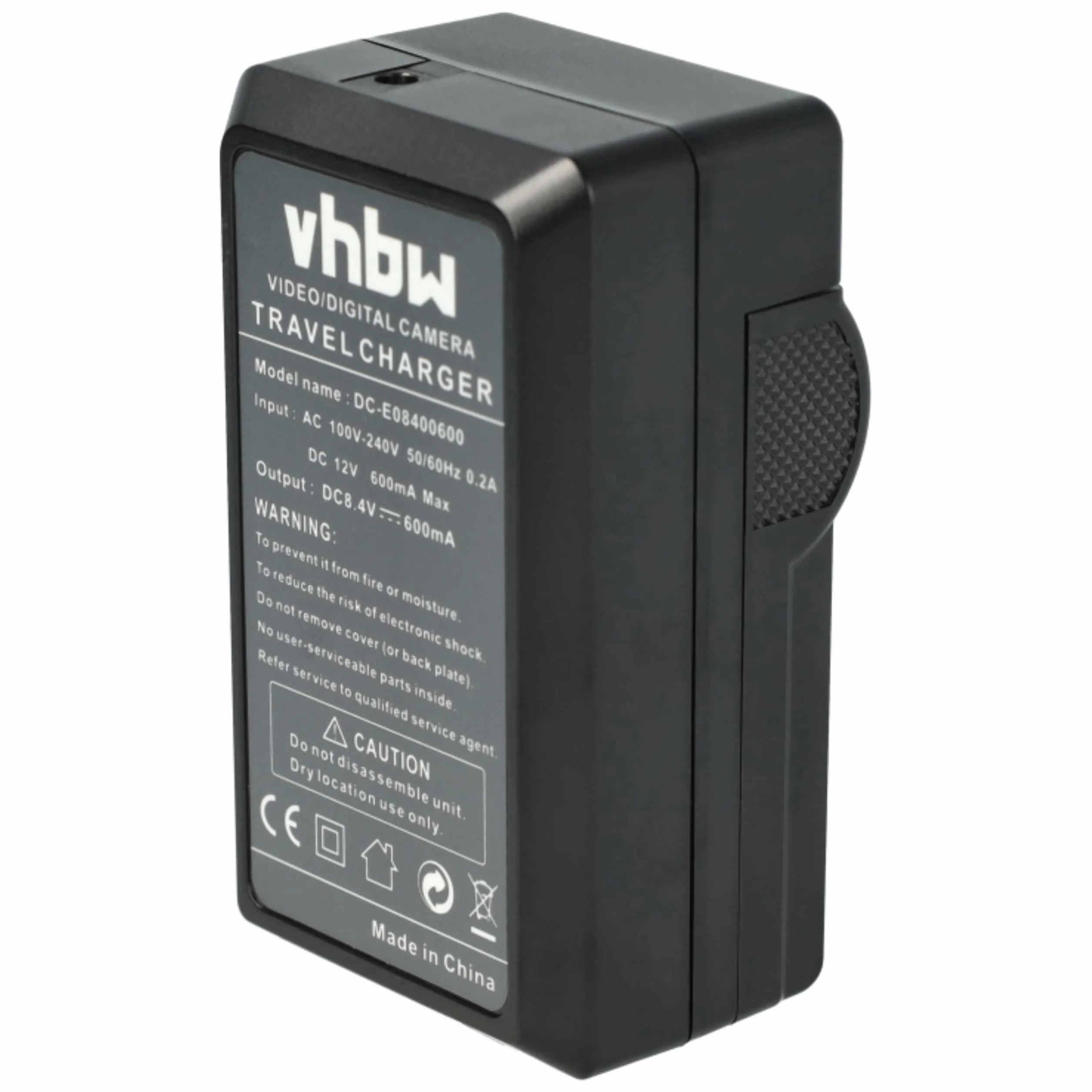 vhbw Ładowarka kompatybilna z Canon Legria HF M31 HD, HF M36 HD, HF M306 HD kamera akumulator - w zestawie adapter samochodowy 12 V + wskaźnik ładowania