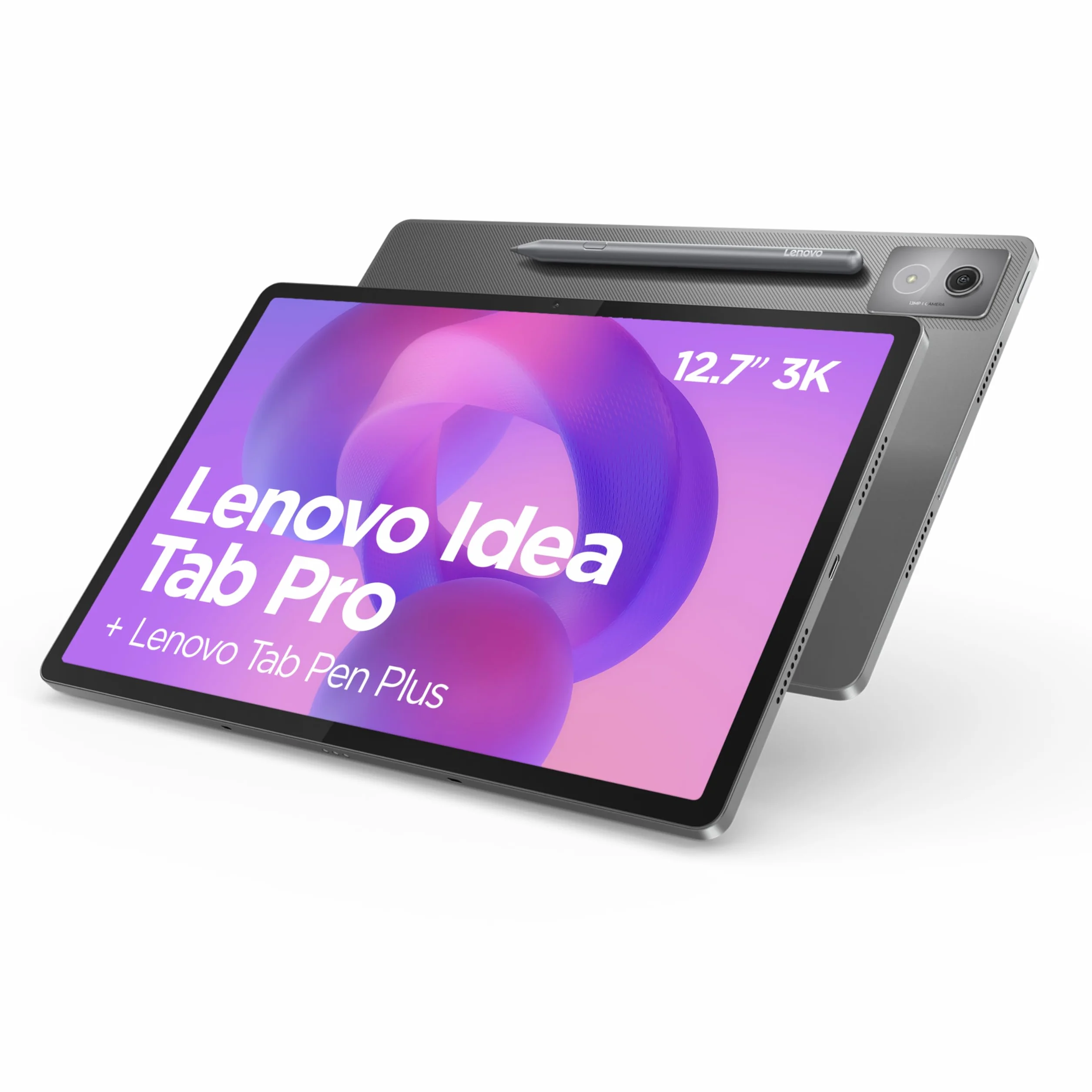 Lenovo Idea Tab Pro Tablet | 12,7" wyświetlacz 3K | MediaTek Dimensity 8300 | 8 GB RAM | 256 GB eMMC | Android 14 | Luna Grey | w zestawie Tab Pen Plus