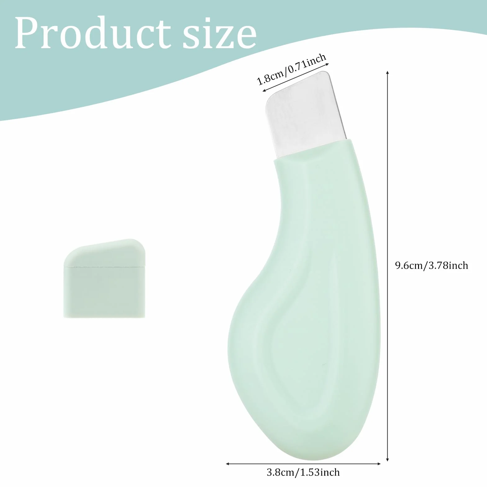 Narzedzie do Usuwania Zaskórników, Silikonowy Skrobak do Usuwania Zaskórników z Nosa Szpatulka do Twarzy Deep Clean Master Pore Extractor Lagodny i Bezpieczny Peeling do Skóry Nosa