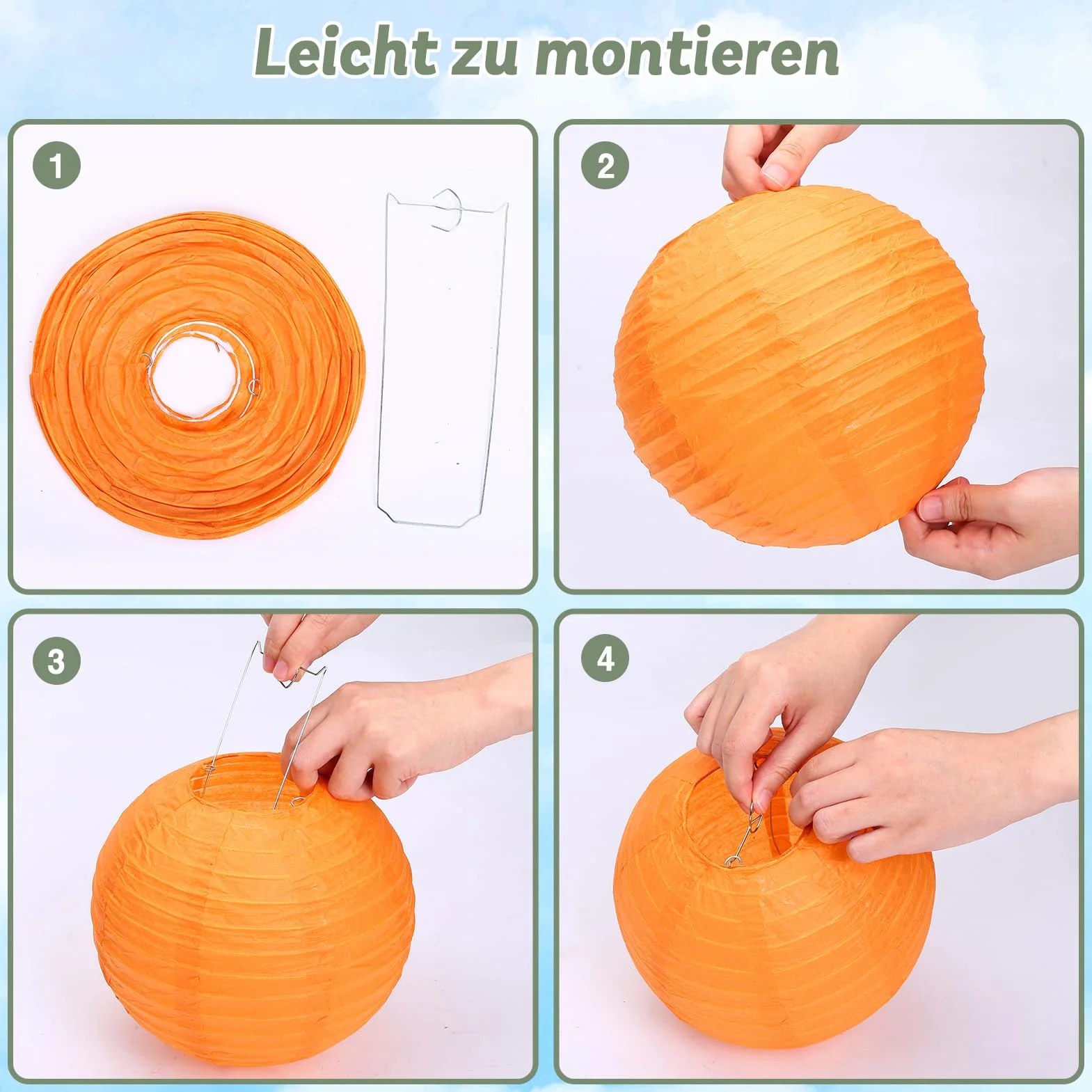 20 sztuk kolorowych papierowych lampionów 20 cm, okrągłe, papierowe lampiony na święta, wesele, Halloween, Boże Narodzenie, imprezę, urodziny, przyjęcie ogrodowe, baby shower, dekoracja do