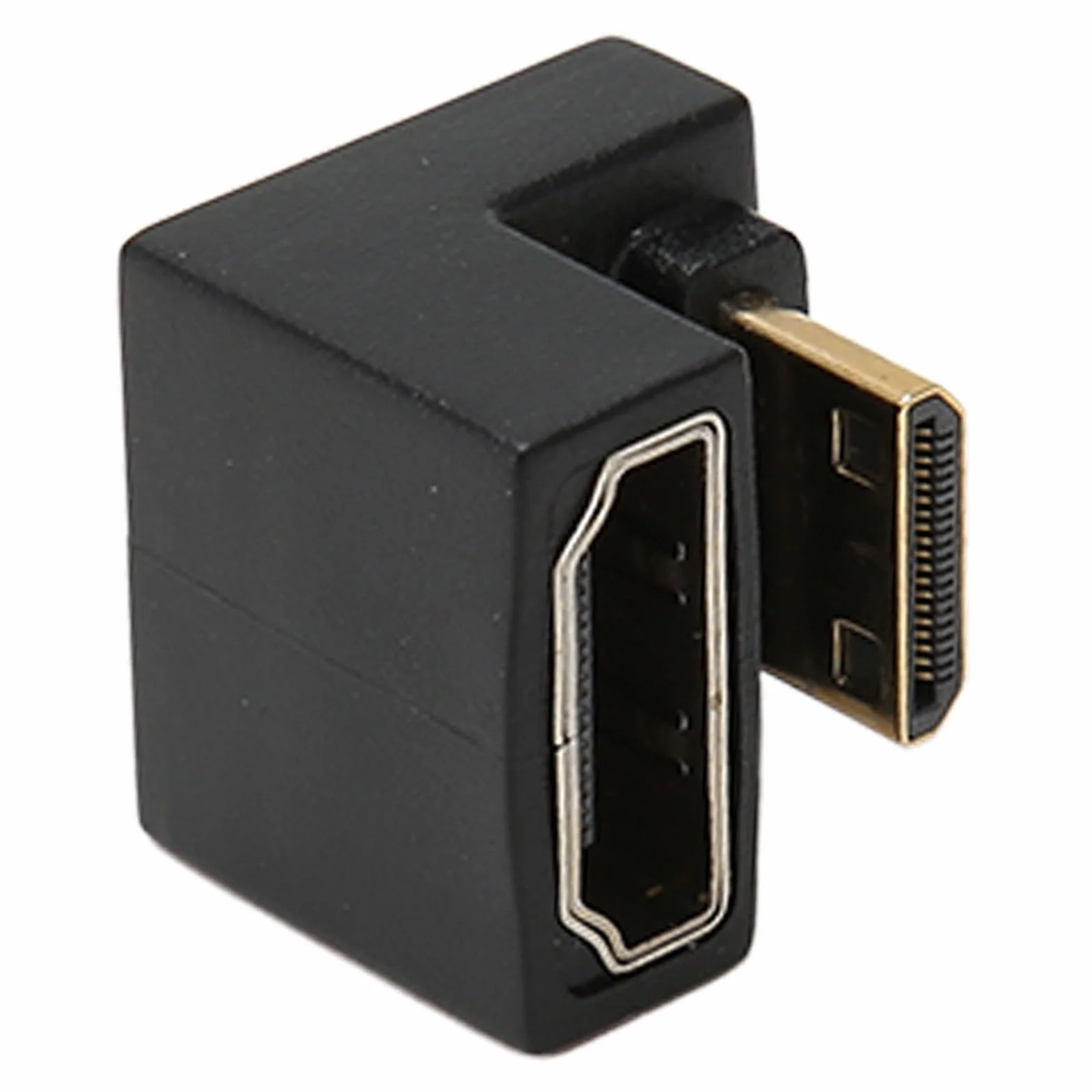 Mini HDMI do HDMI Adapter w Kształcie Litery U, 180 Stopni Męski na Żeński 8K 60Hz 48 Gb/s Konwerter na PC Projektor Telewizyjny
