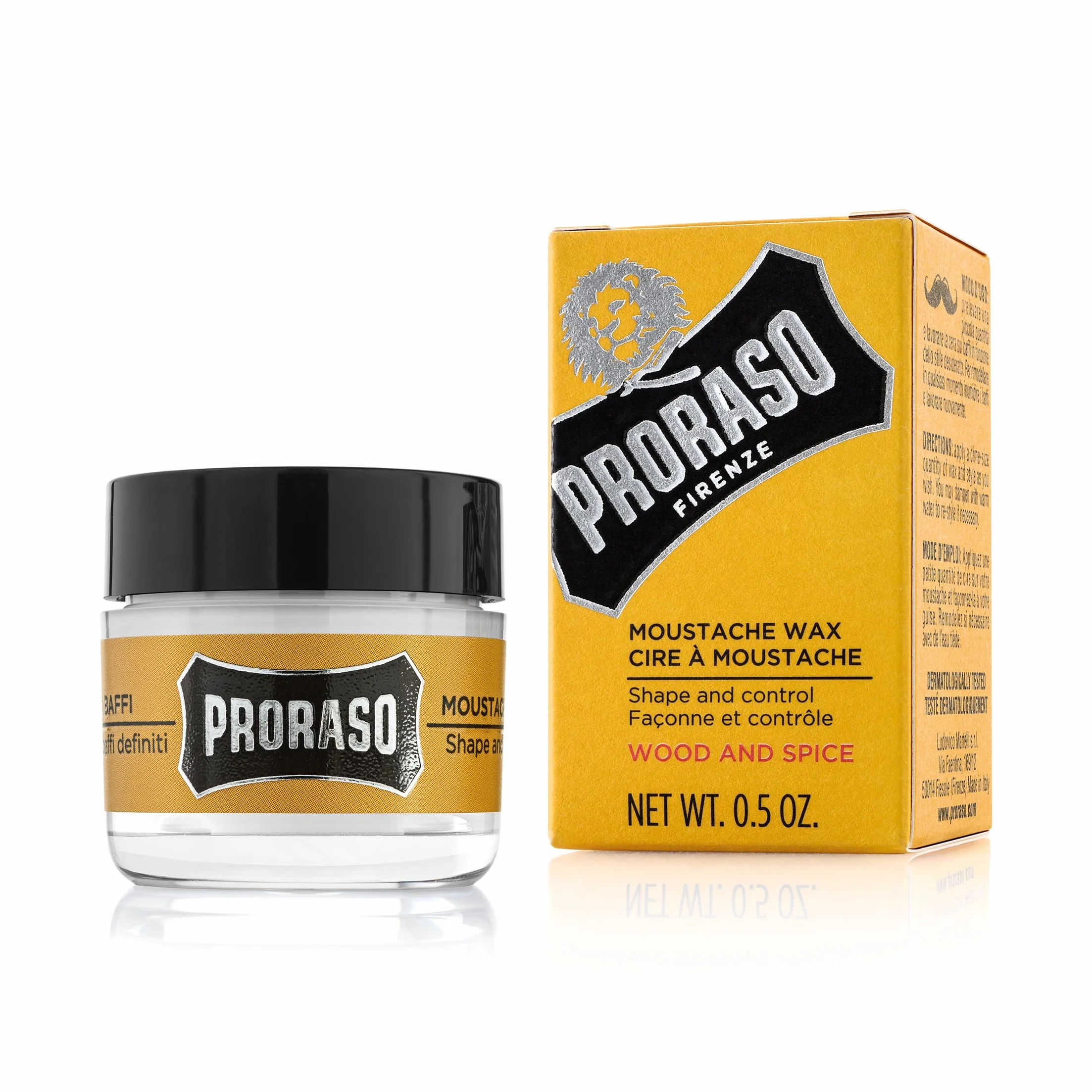 Proraso - Beard Wax - Wood & Spice - SINGLE BLADE - 15 ml