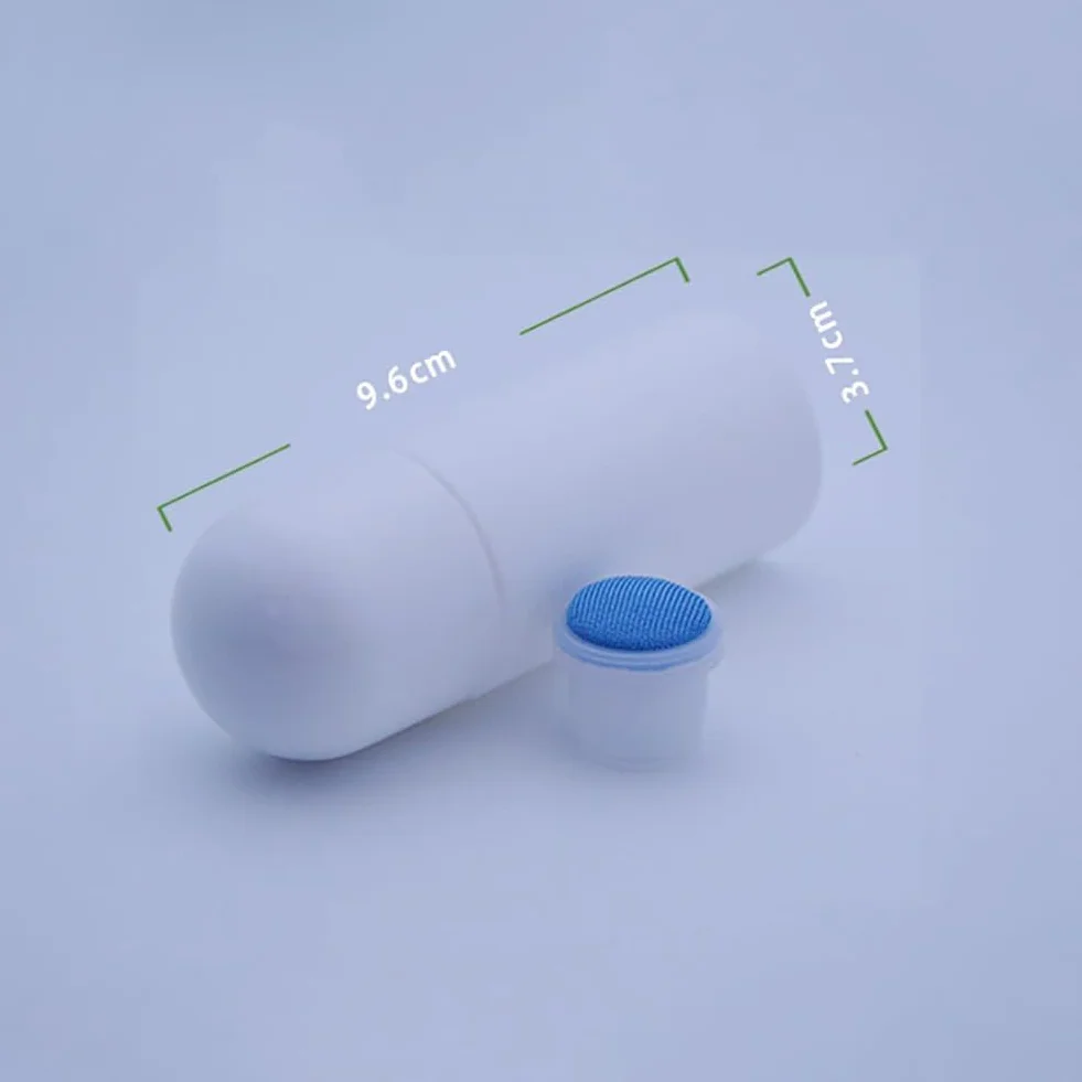 Białe 50 ml plastikowe butelki z gąbką, aplikator płynów z gąbką, dezodorant do wielokrotnego napełniania, do dozowników kosmetycznych olejków eterycznych, pojemników do wielokrotnego
