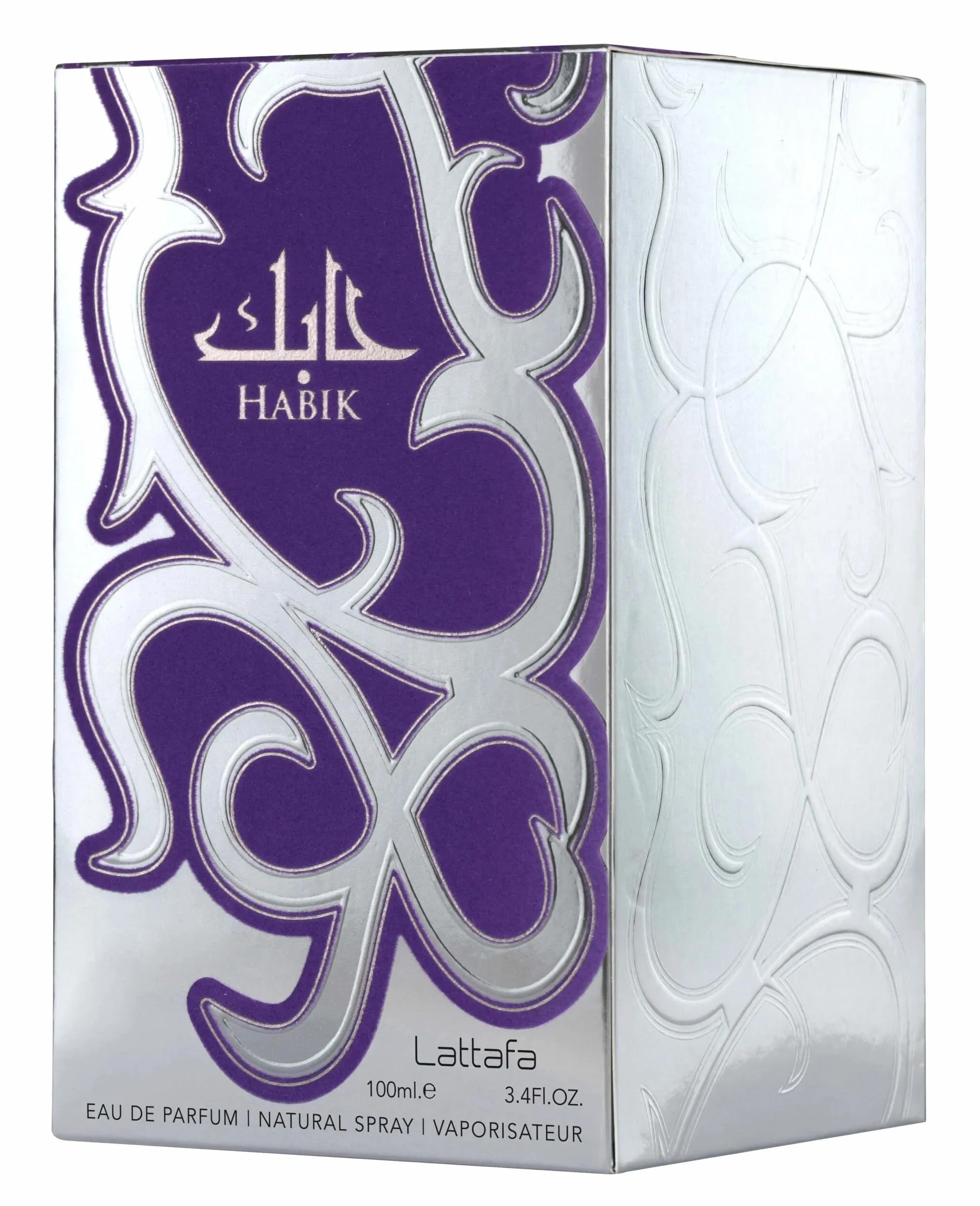 Lattafa Habik Spicy, Aromatic, Woody, Musky, Eau de Parfum Spray Long-Lasting Fragrance for Men, 3,4 uncji / 100 ml